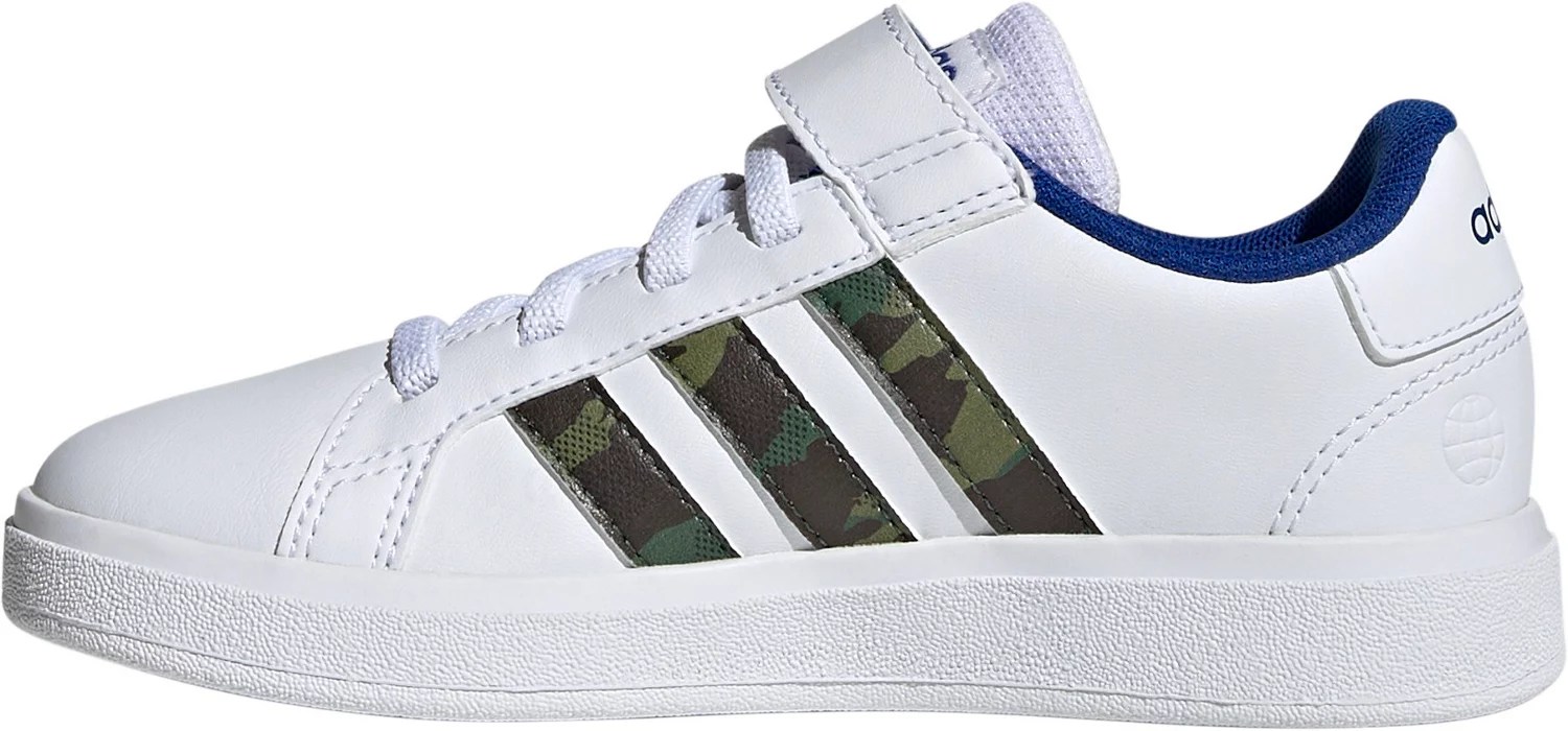 adidas Kids’ 47 Grand Court Camo Shoes Academy
