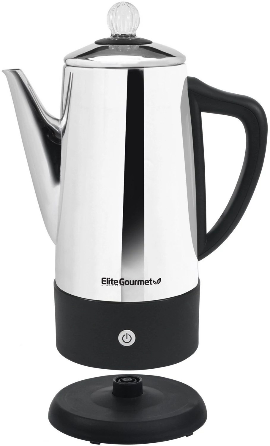 Elite Gourmet 12 Cup Stainless Steel Electric Coffee Percolator | Academy