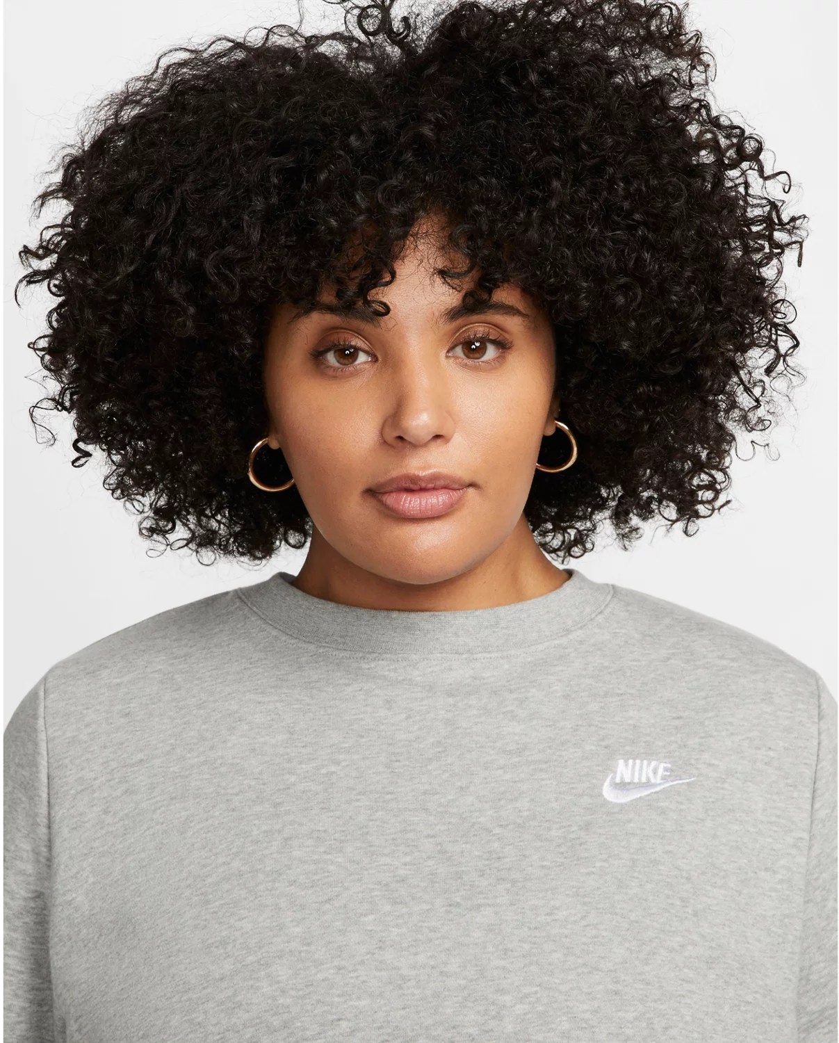 Nike Women’s Sportswear Club Fleece Oversized Crew Plus Size Sweatshirt