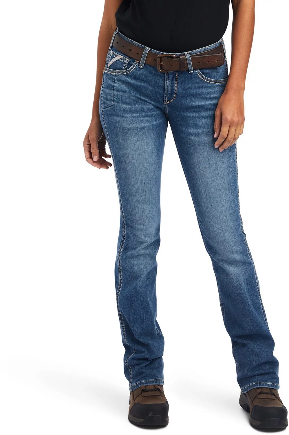 Ariat Women's Rebar Riveter Boot Cut Jeans Academy