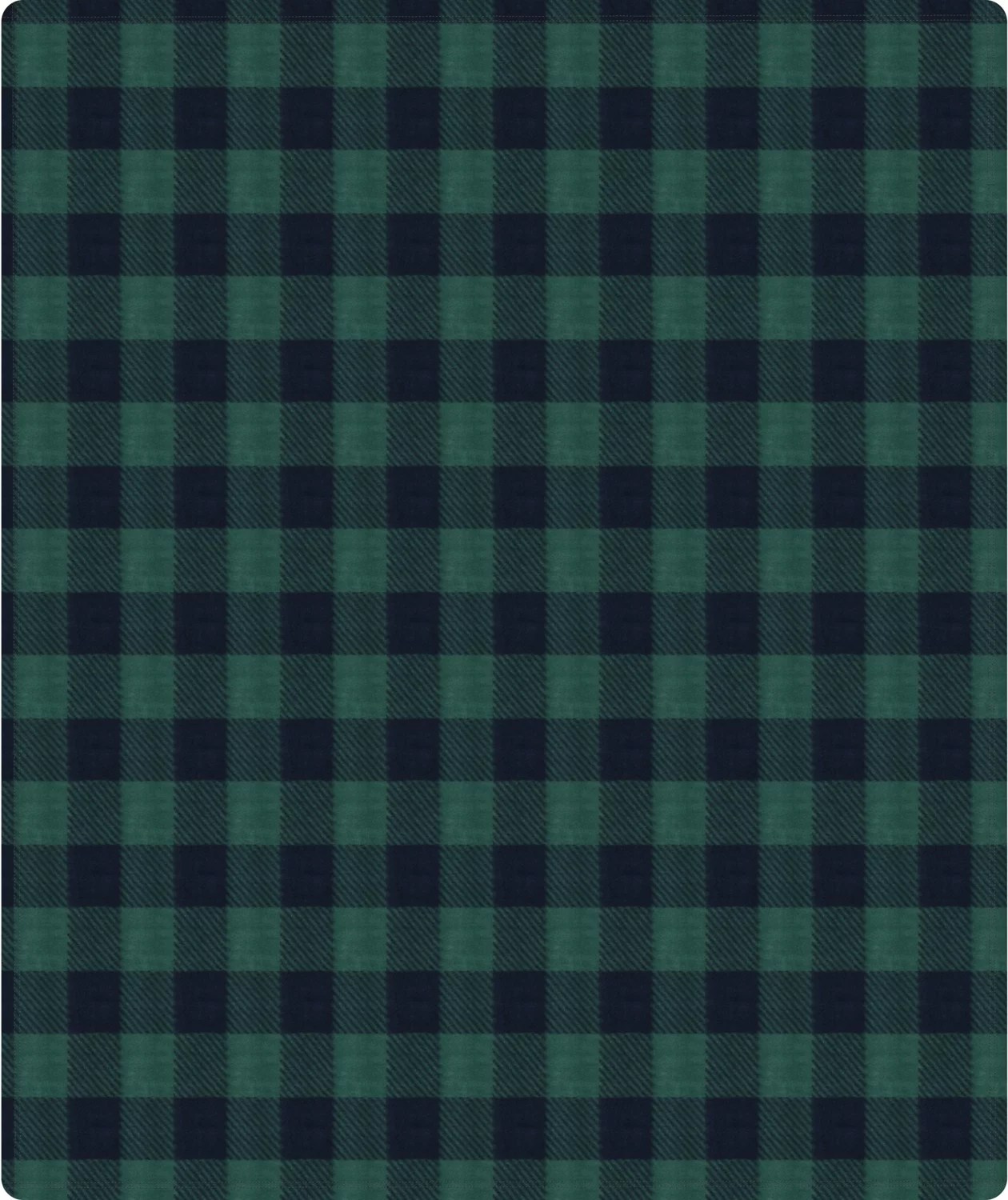 Snowcap 50 in x 60 in Dark Green Fleece Throw Blanket Academy