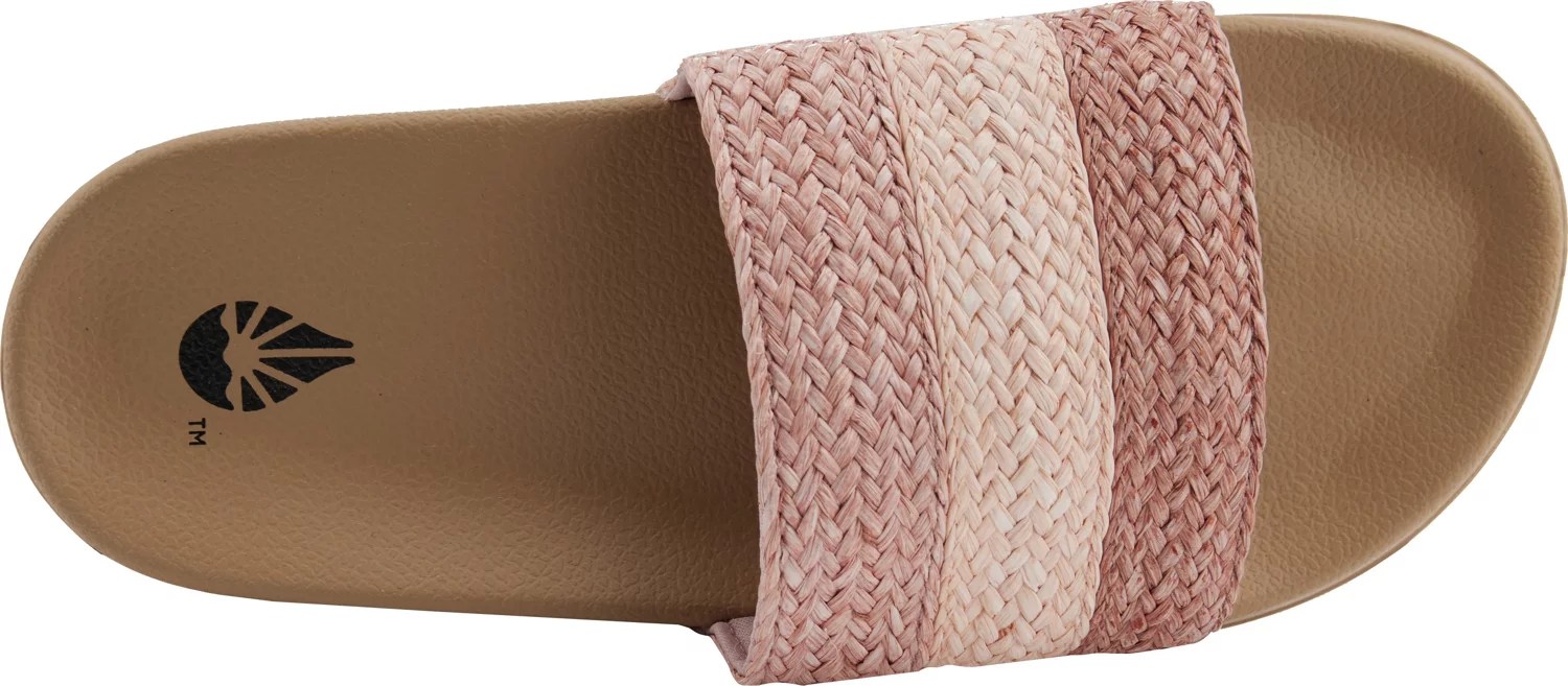 O'Rageous Women's Raffia Slide Sandals Academy