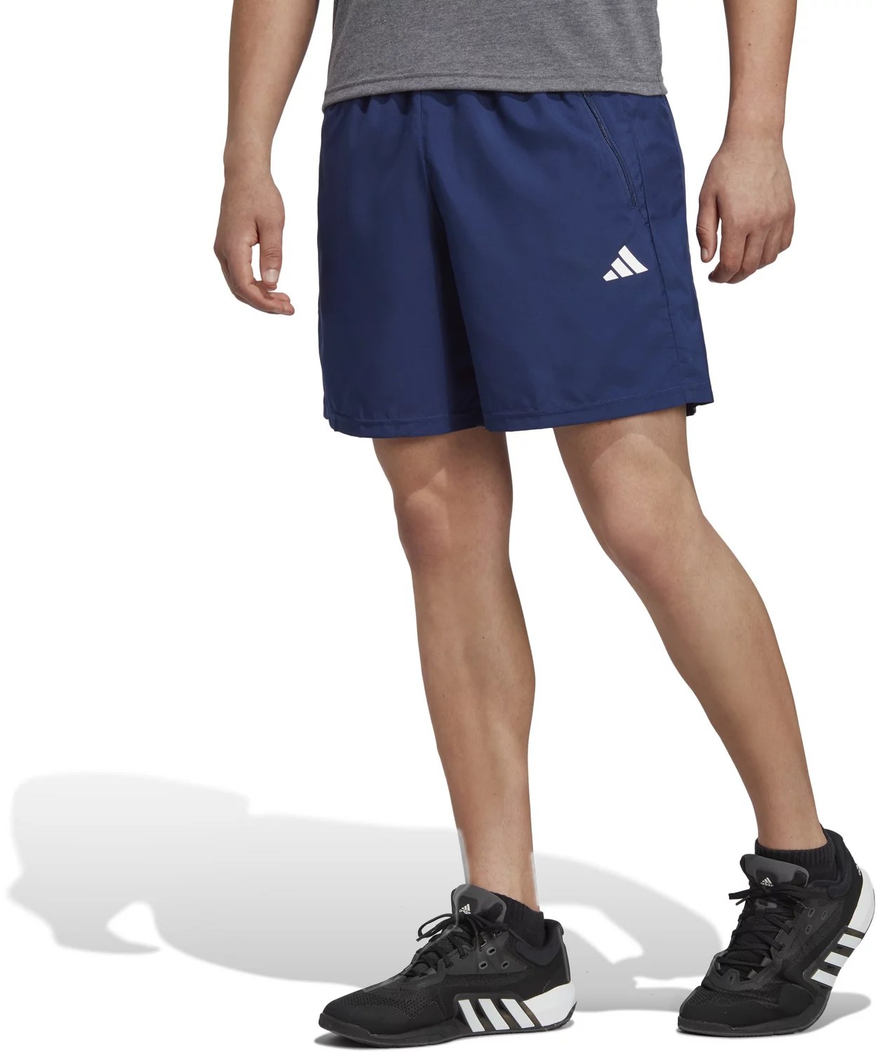 adidas Men’s Training Essentials Woven Shorts 7 in Academy