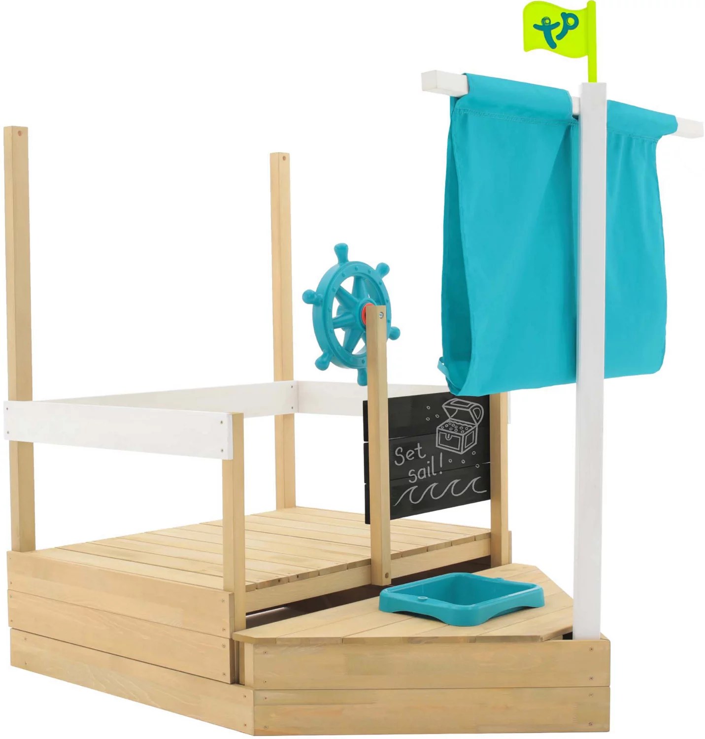 TP Toys Ahoy Wooden Play Boat Academy