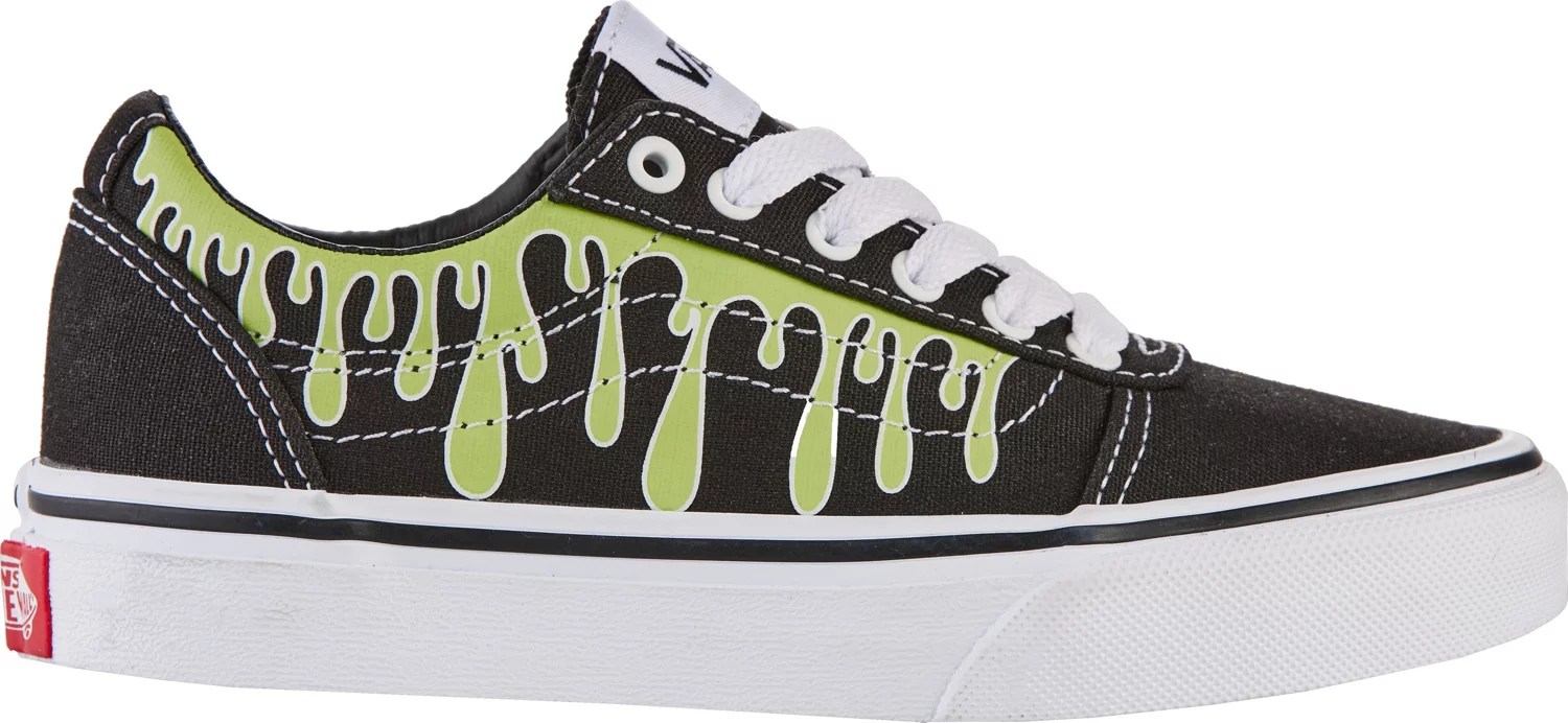 Vans Kids' Ward LowTop Paint Drip Shoes Academy