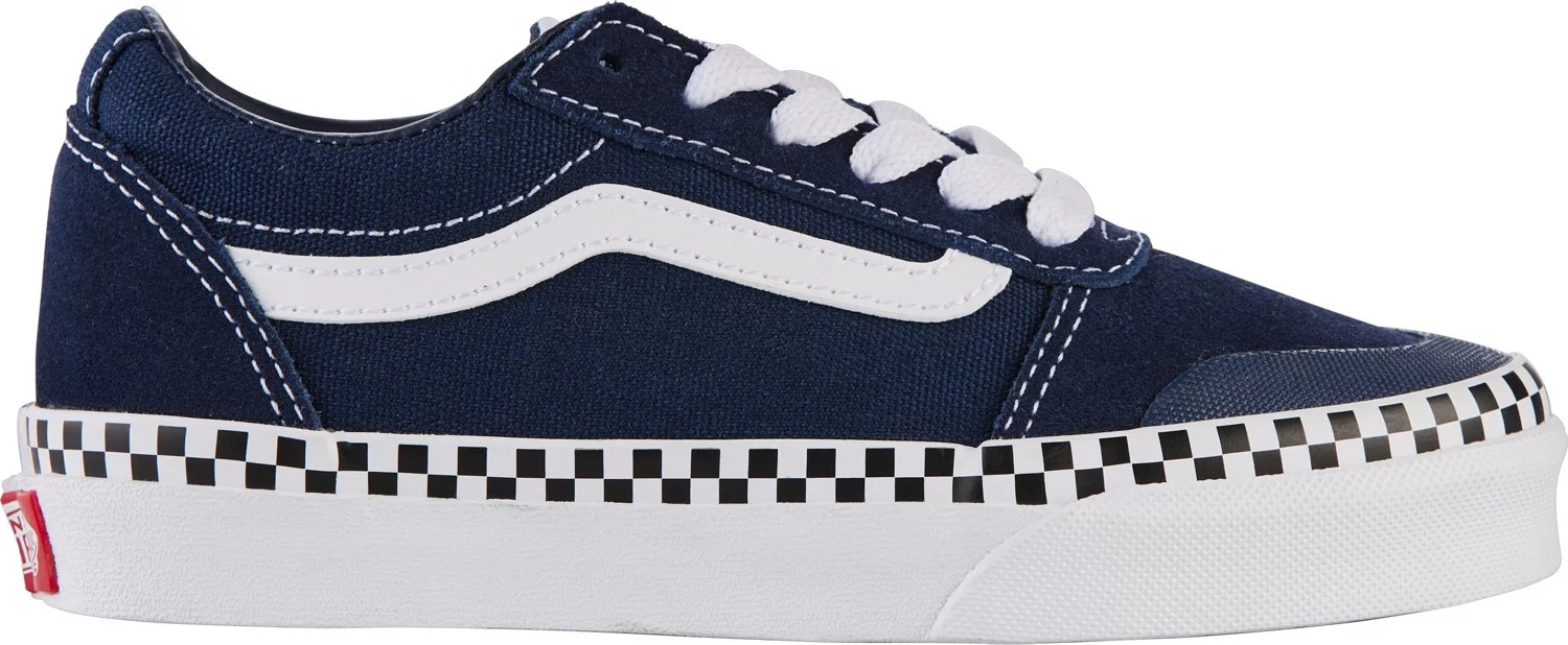 Vans Kids' Ward LowTop Checkered Shoes Academy