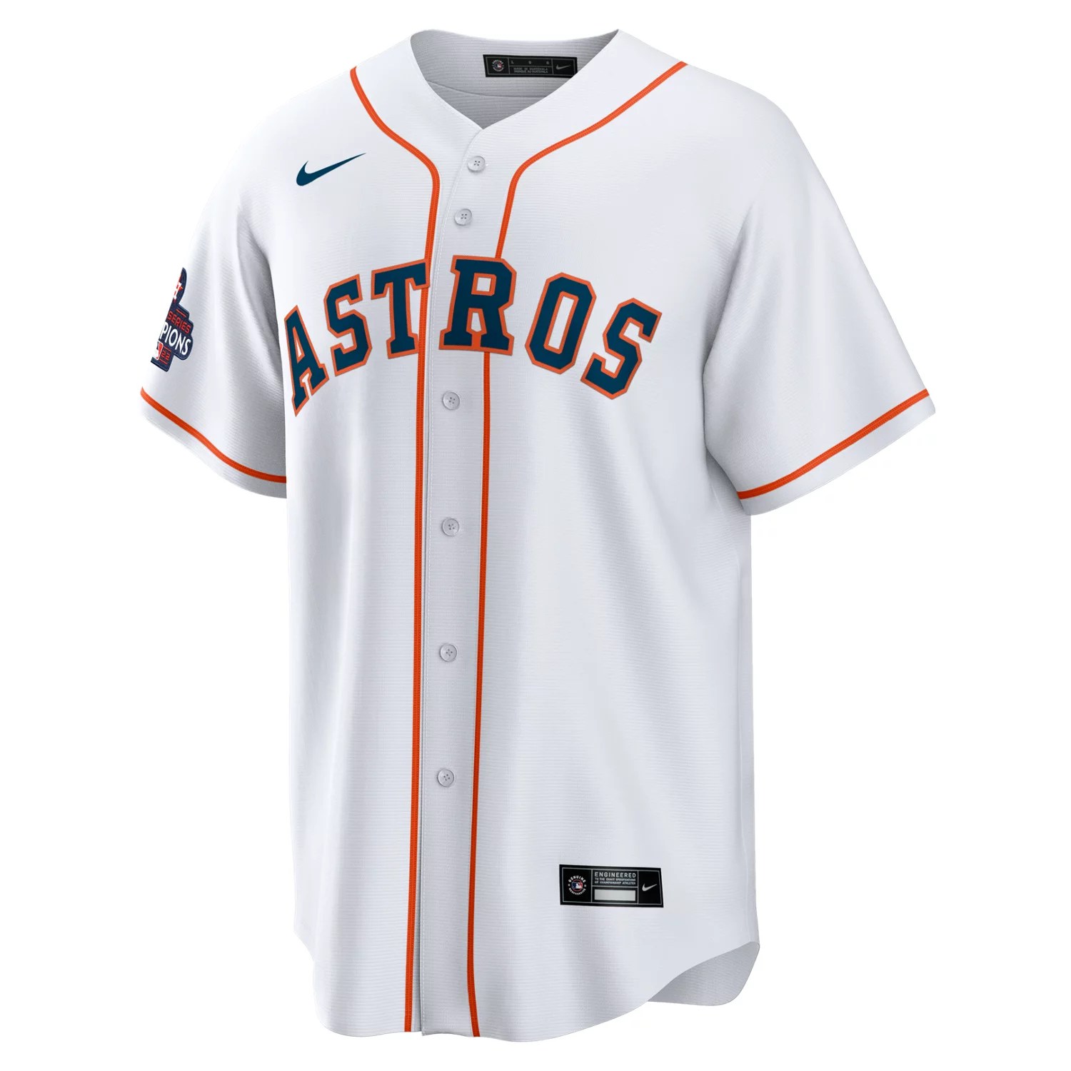 Nike Men's Houston Astros Kyle Tucker 2022 World Series Champs Replica Jersey Academy