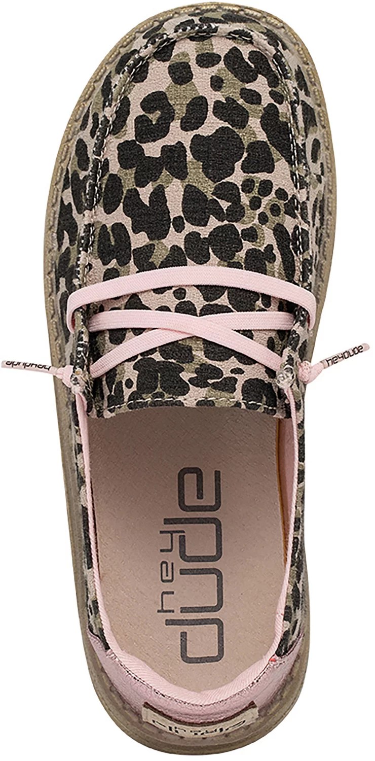 HEYDUDE Girls' Wendy Leo Nut SlipOns Academy