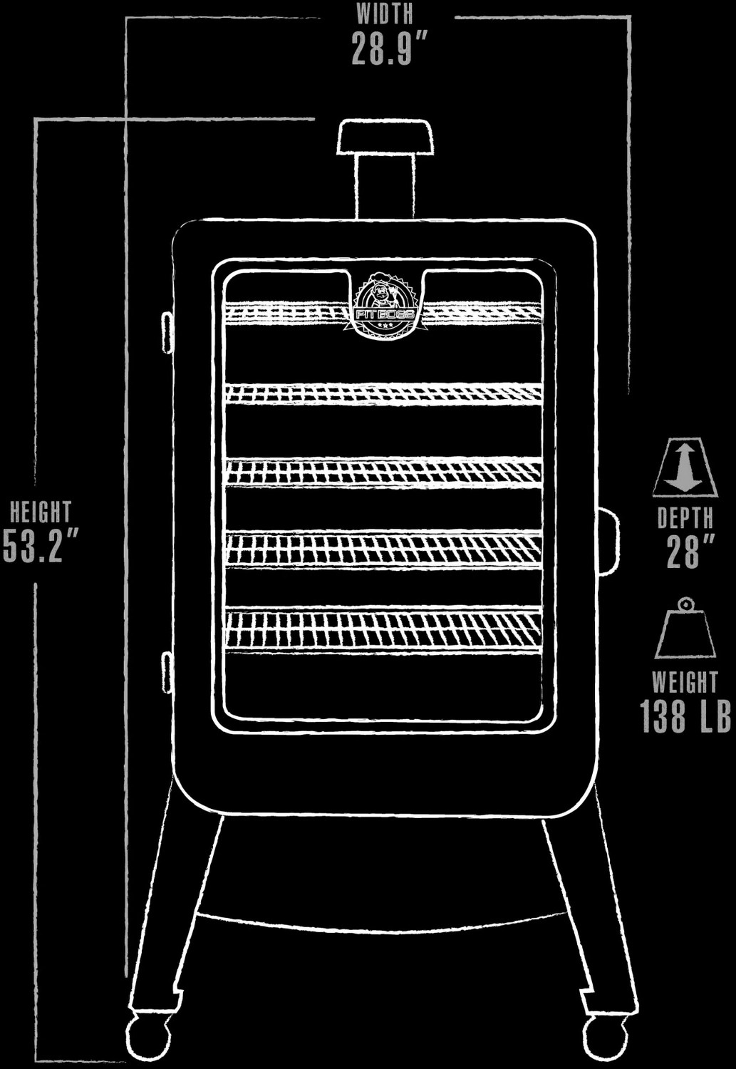 Pit Boss Competition Series Gen 2 Vertical 5 Pellet Smoker Academy