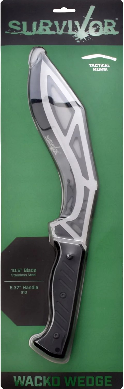 Master Cutlery Survivor Wako Wedge Kukri Fixed Blade Knife Academy