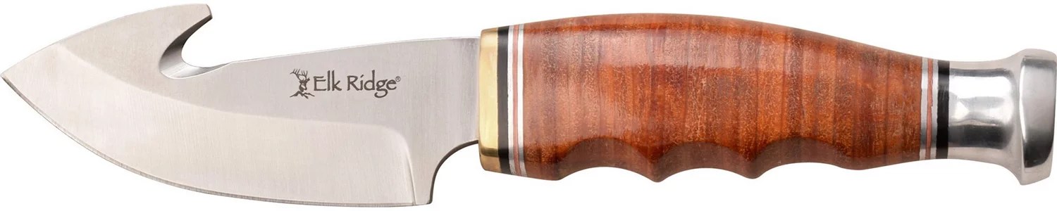 Master Cutlery Elk Ridge Outskirt 3.25 in Fixed Blade Gut Hook Knife