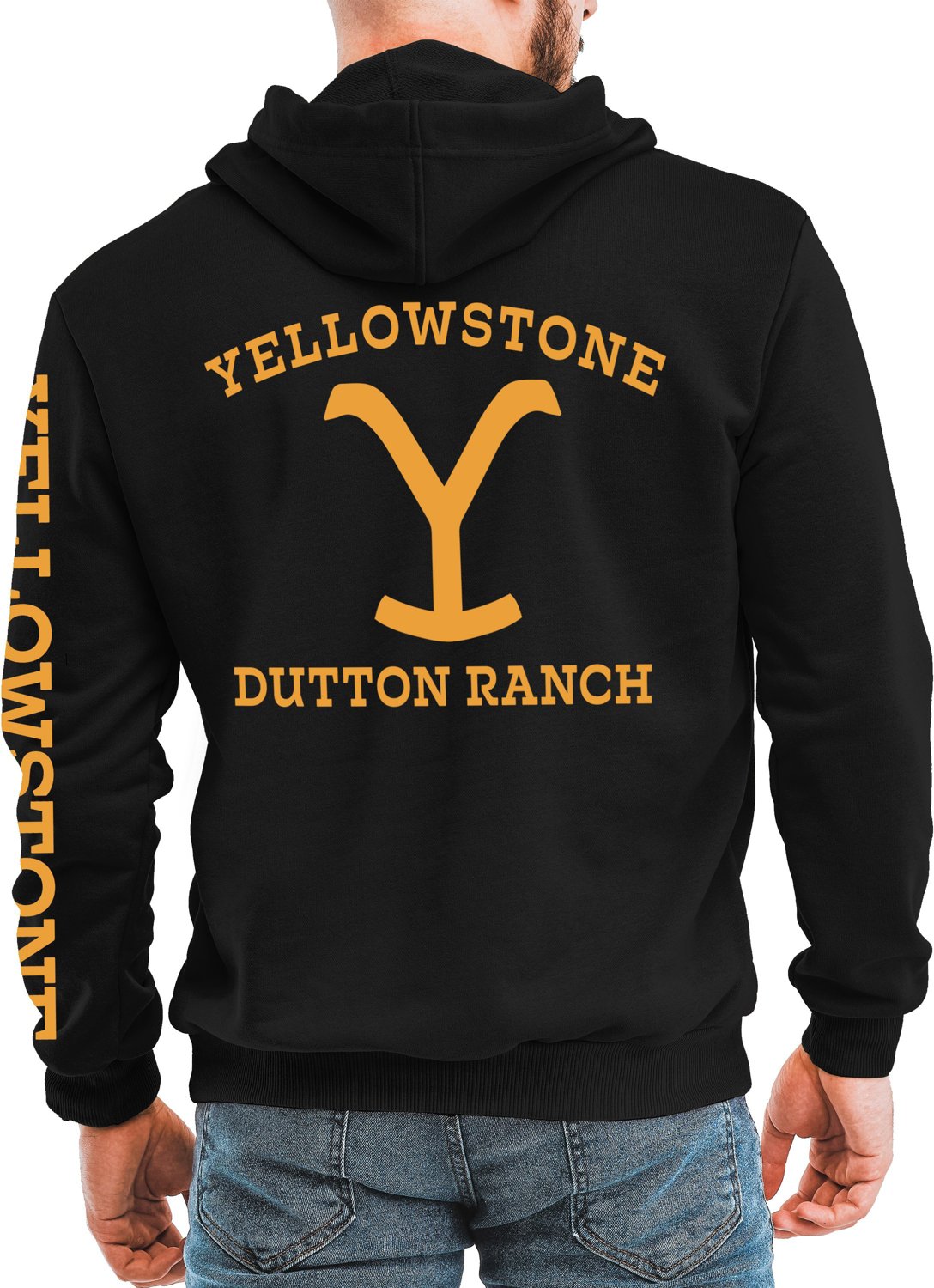 Yellowstone Men's Dutton Ranch Graphic Hoodie Academy
