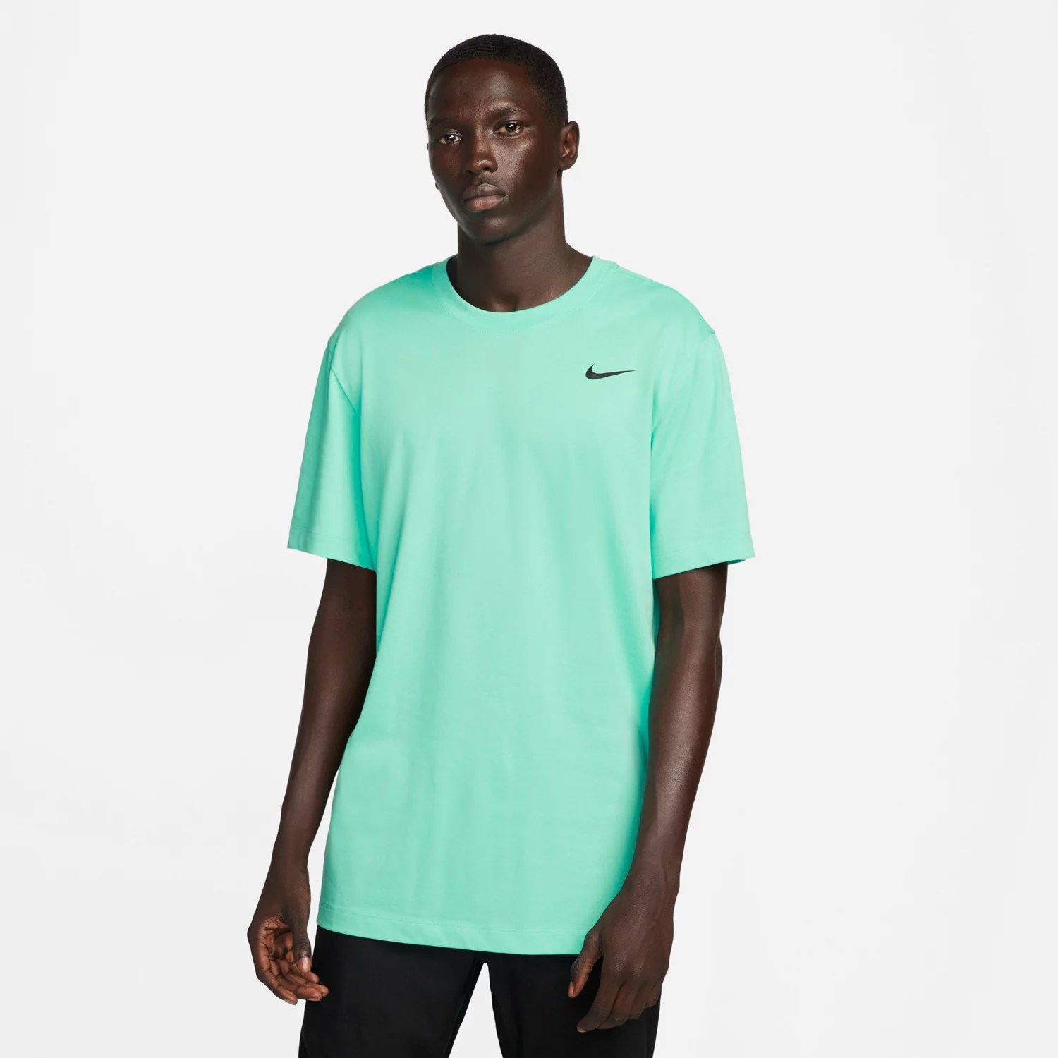 Nike Men's DriFIT Training Short Sleeve Tshirt Academy