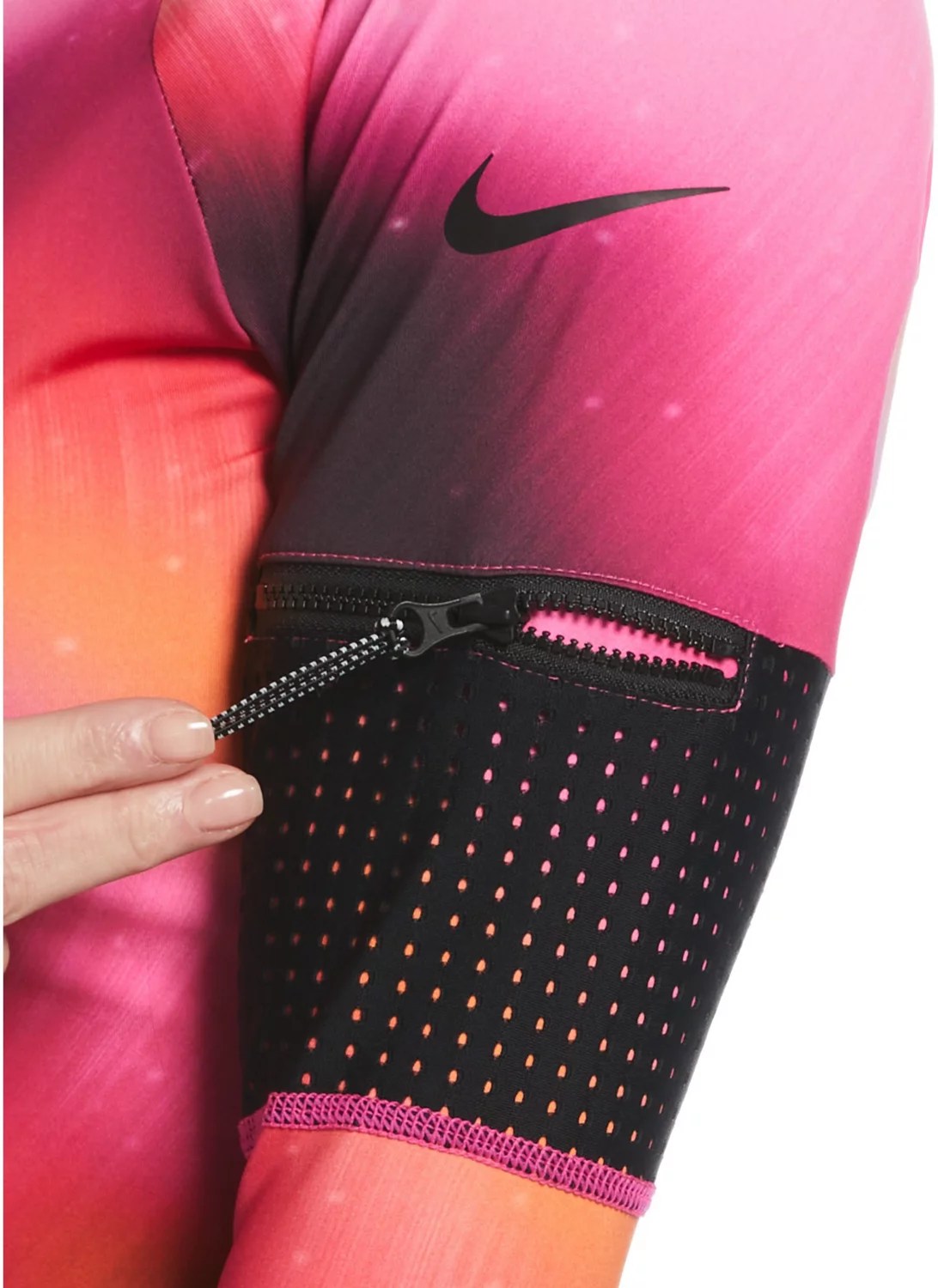 Nike Women’s Aurora Borealis Long Sleeve Hydroguard Rash Guard Academy