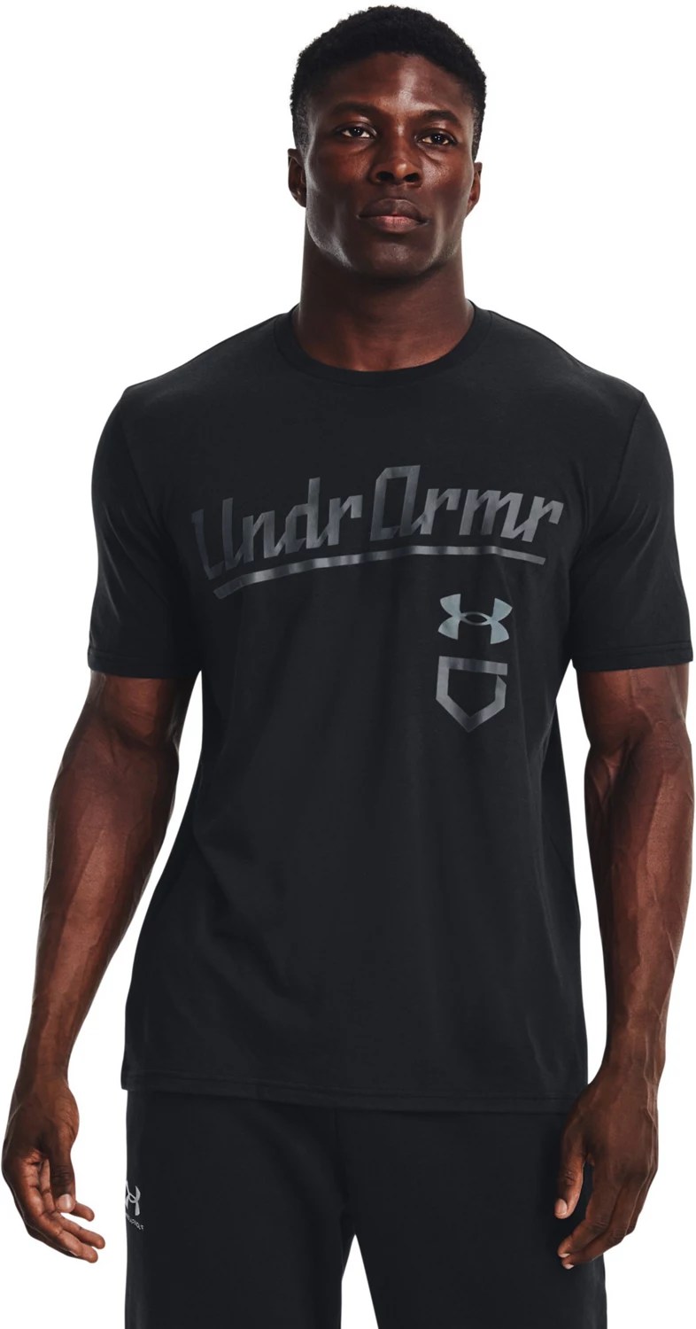 Under Armour Men’s Baseball Script Tshirt Academy