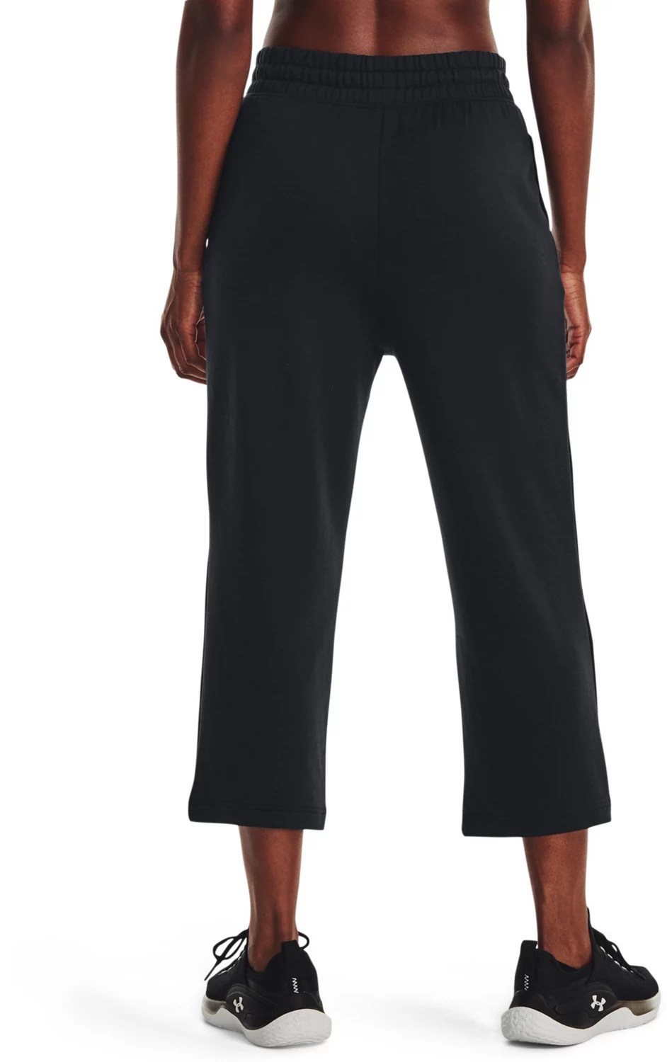 Under Armour Women's Rival Terry Flare Cropped Pants Academy
