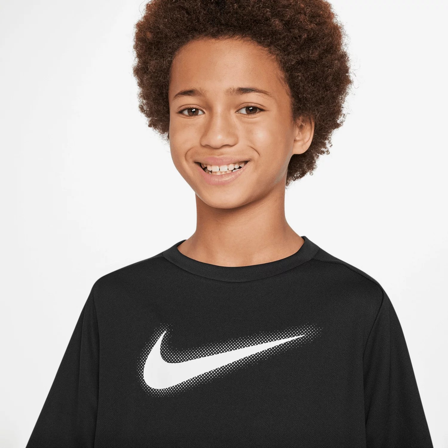 Nike Boys' DriFIT Multi+ Graphic Training Tshirt Academy