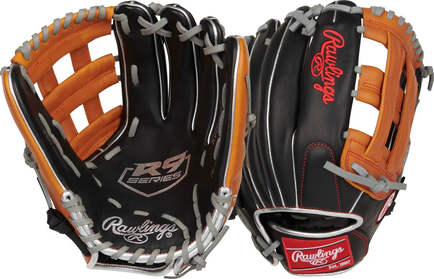 Rawlings Youth R9 Pro Taper H 12 in Baseball Glove Academy