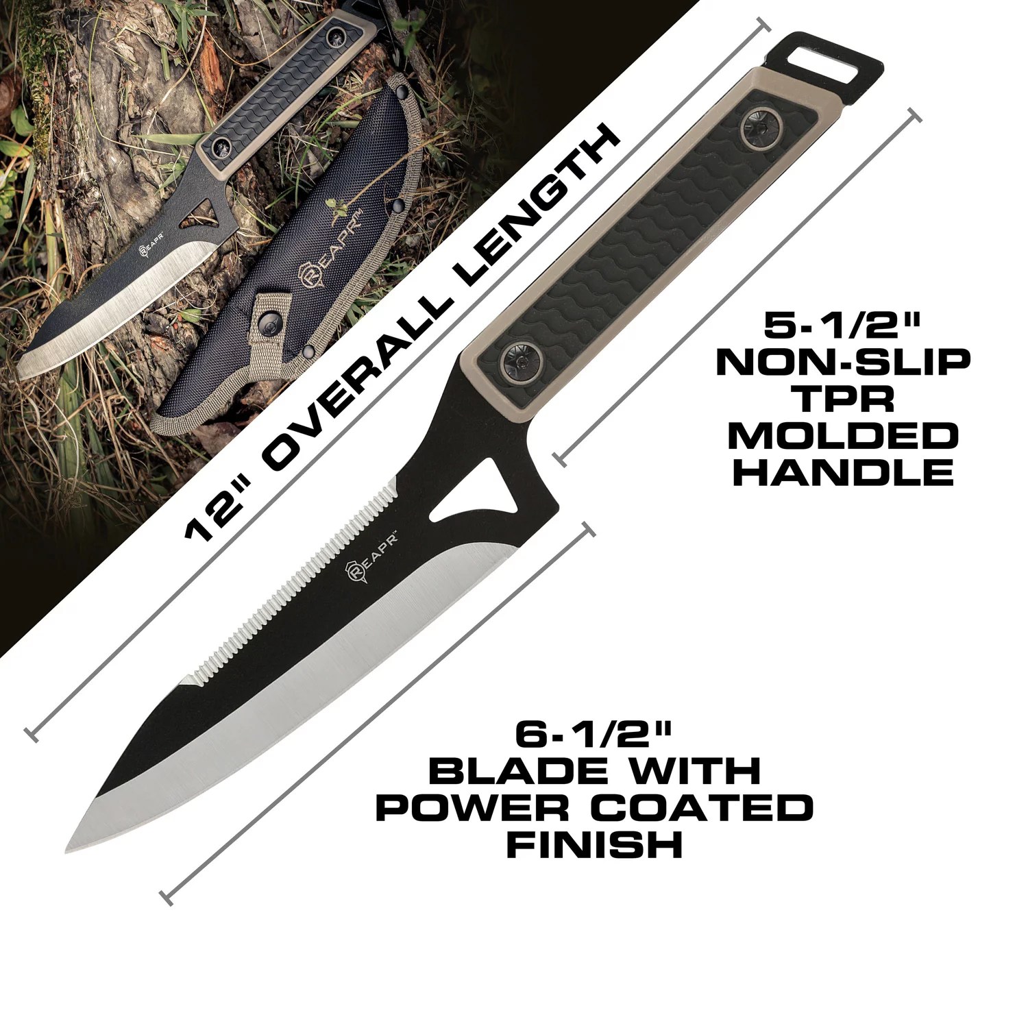 REAPR Versa Camp Knife Free Shipping at Academy