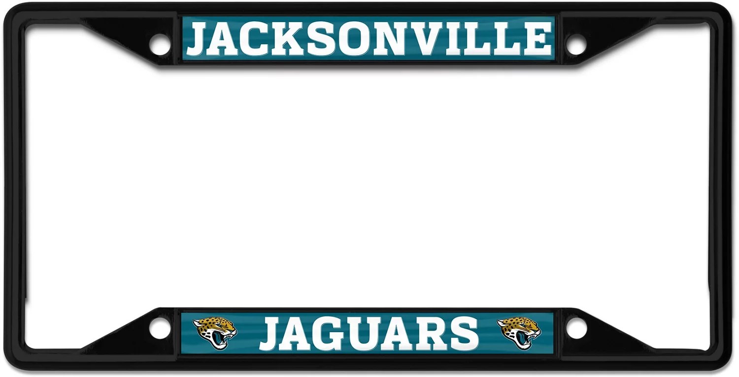 WinCraft Jacksonville Jaguars Team Color License Plate Frame Academy