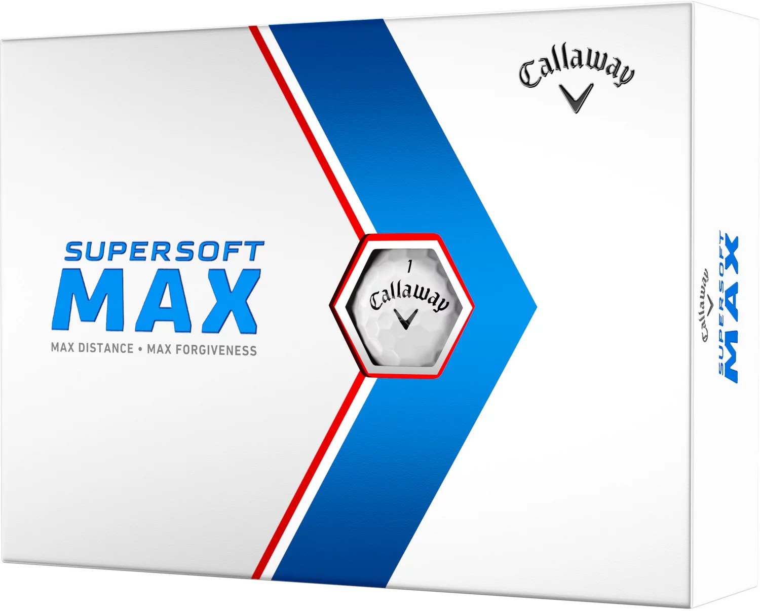 Callaway Supersoft Max 2023 Golf Balls 12Pack Academy