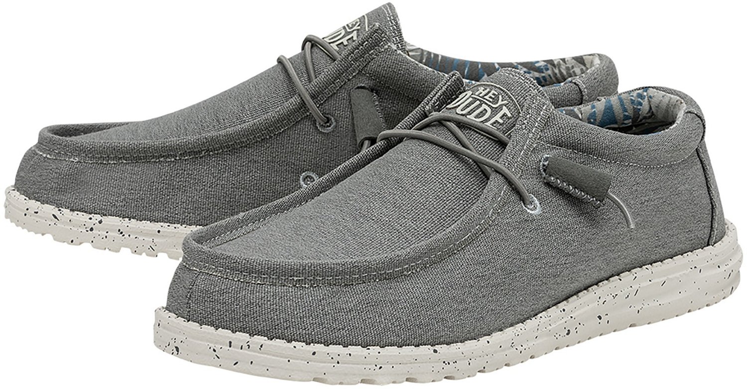HEYDUDE Men's Wally Stretch Canvas SlipOn Shoes Academy