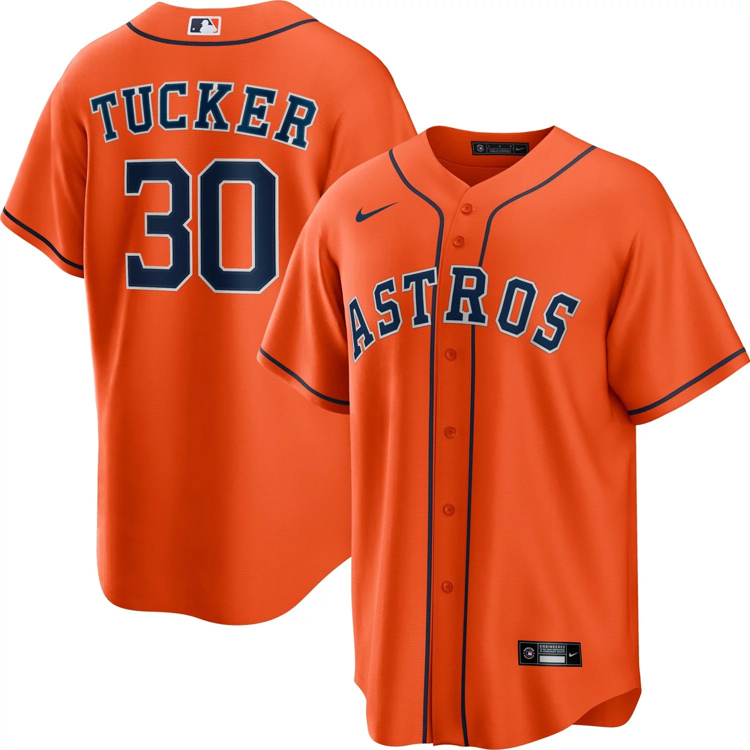Nike Men's Houston Astros Kyle Tucker 30 Official Replica Jersey Academy