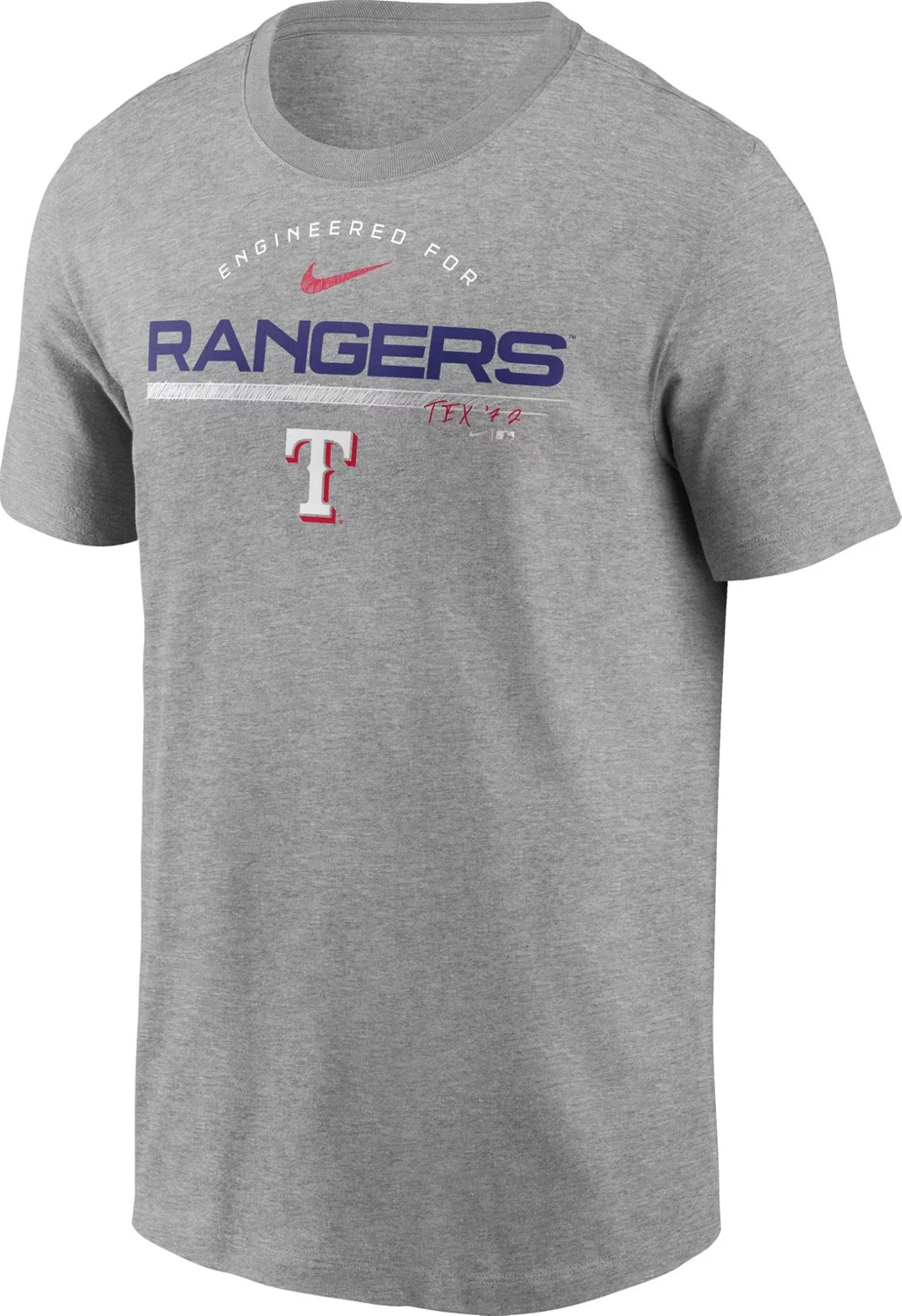 Nike Men's Texas Rangers Team Engineered Tshirt Academy