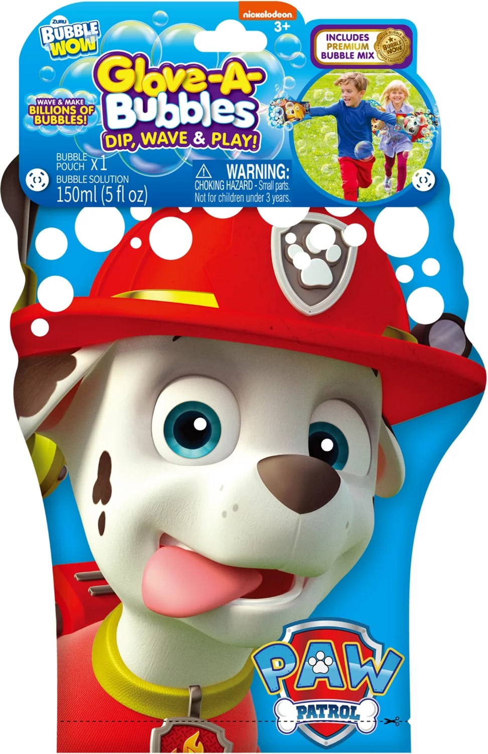 ZURU Glove A Bubble Paw Patrol Bubbles Academy