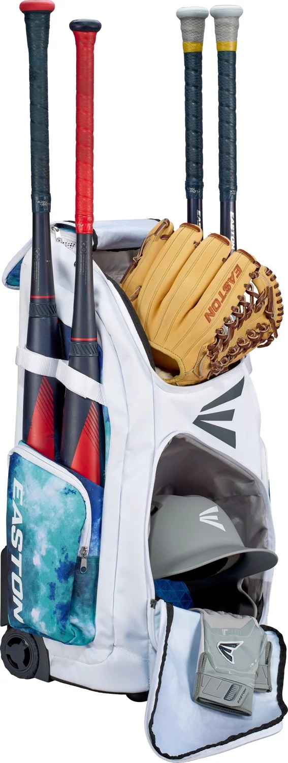 EASTON Traveler StandUp Wheeled Duffel Bat Bag Academy