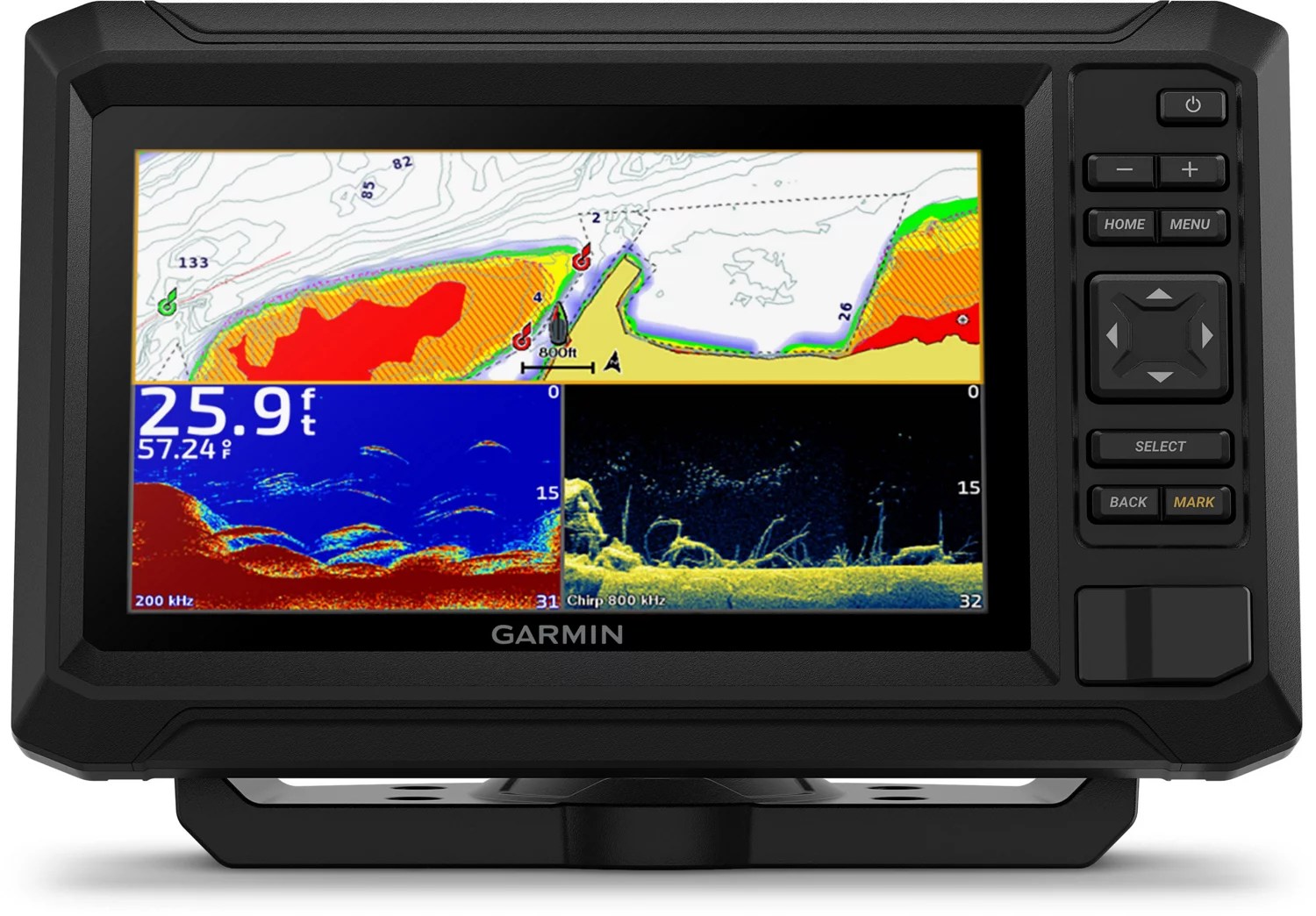 Garmin ECHOMAP UHD2 LakeVu 7 in Fishfinder Chartplotter Academy
