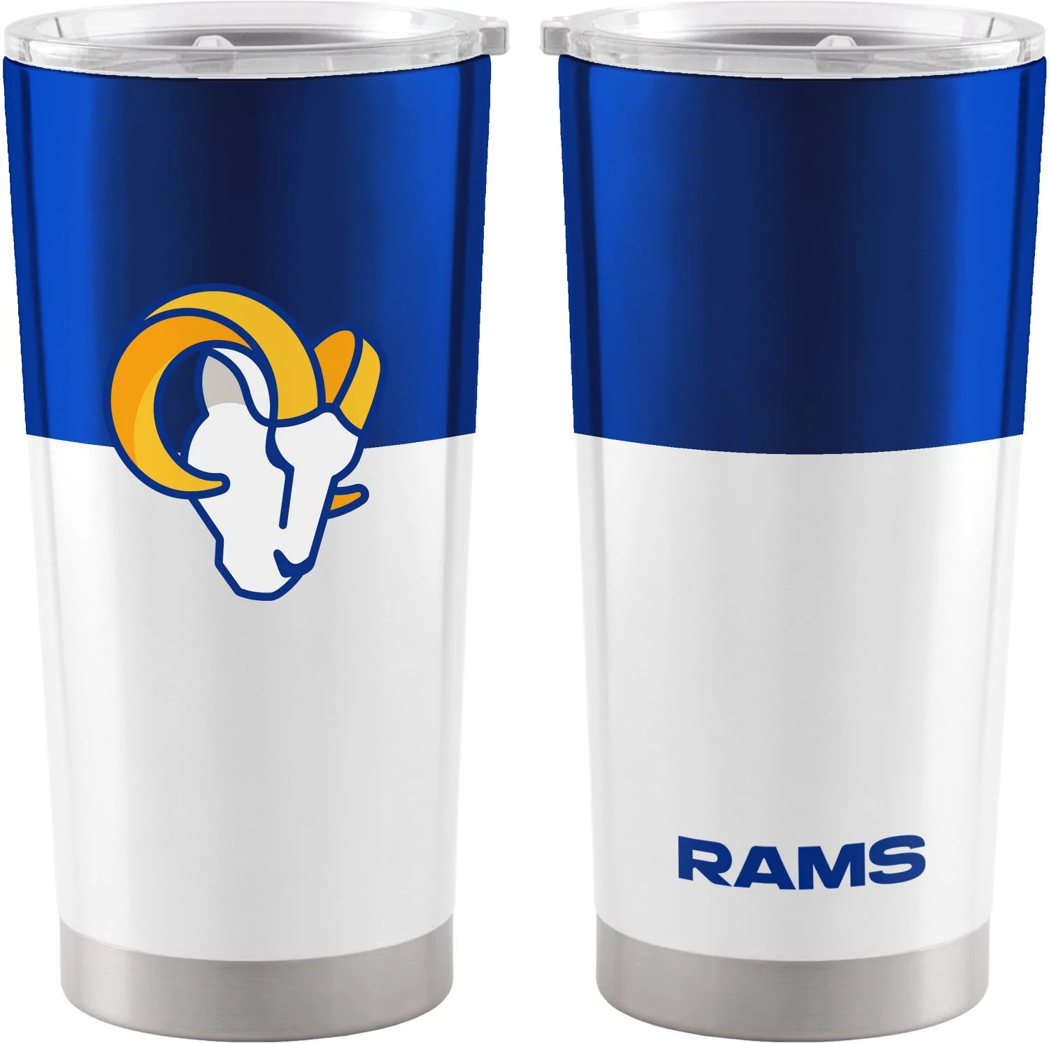 Logo Brands Los Angeles Rams 20 oz Colorblock Stainless Tumbler Academy