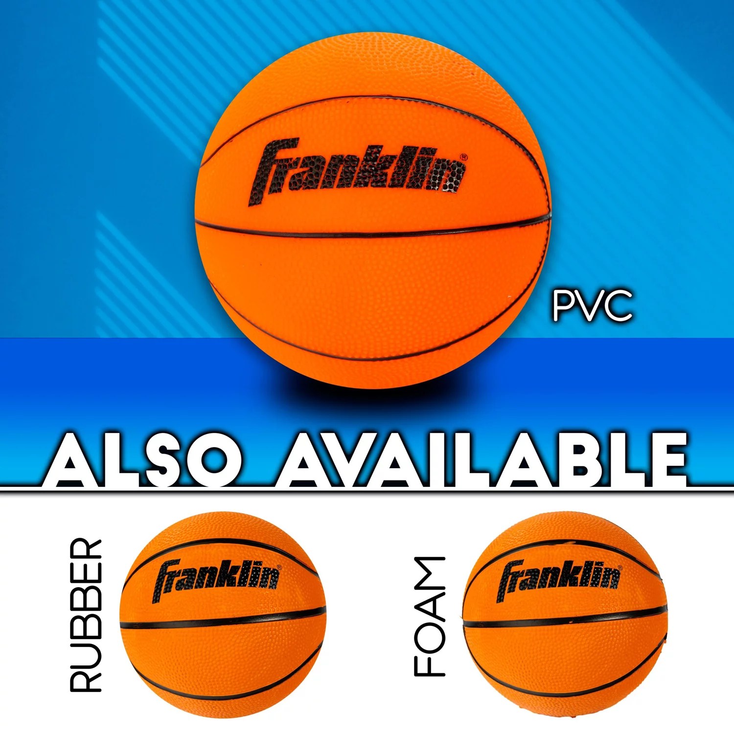Franklin Pro Hoops Replacement 5 in PVC Basketballs 3Pack Academy