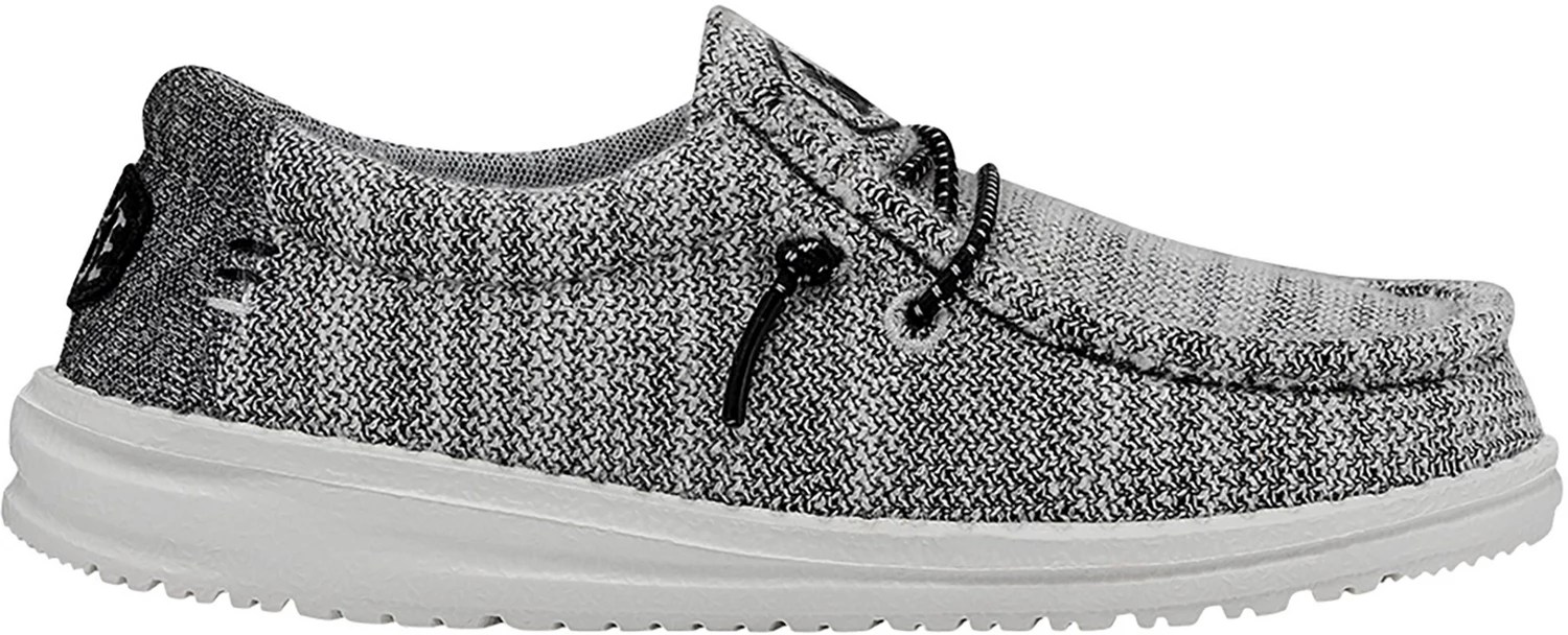 HEYDUDE Boys' Yin Yang Wally Stretch SlipOn Shoes Academy