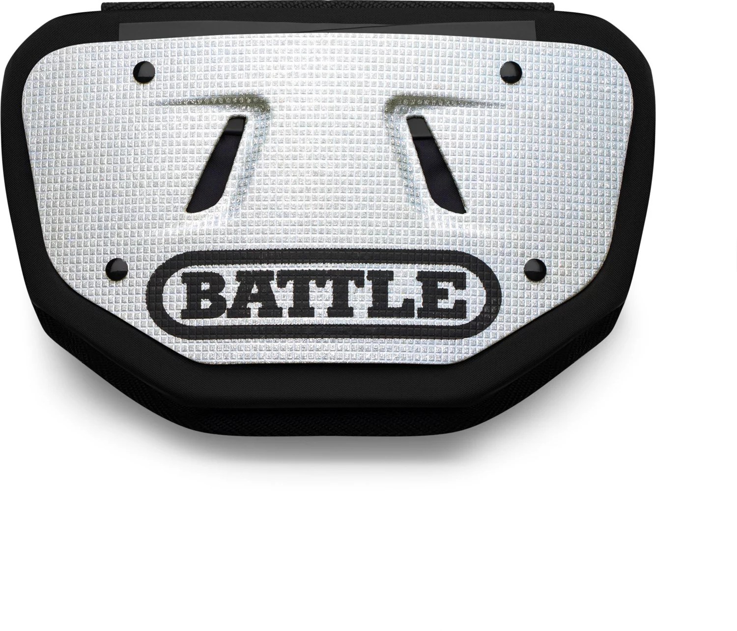 Battle Adults' 3D Diamonds Football Back Plate Academy