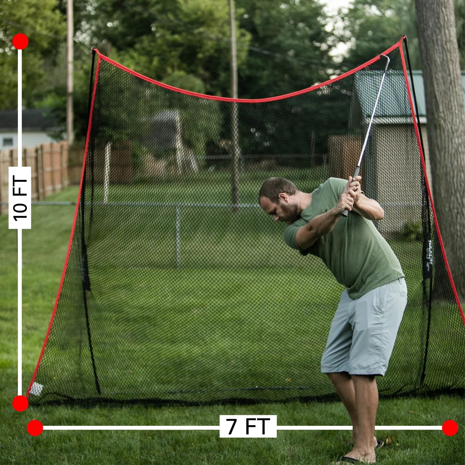 Rukket Sports 10x7ft Haack Golf Net Free Shipping at Academy