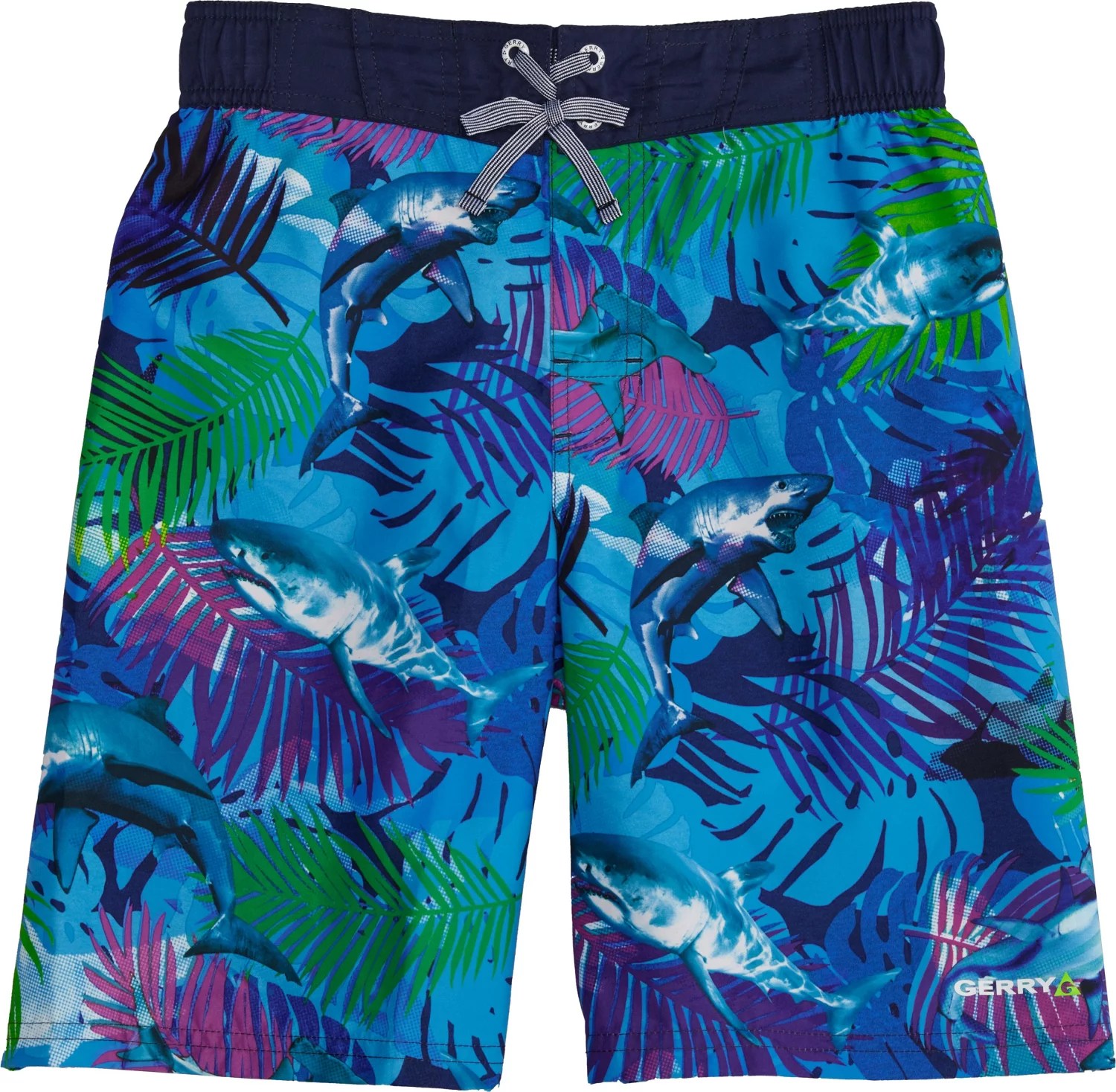 Gerry Boys' Shark Tropics Swim Trunks Academy