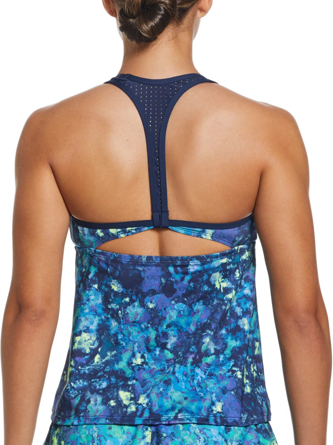 Nike Women's Racerback Tankini Swim Top Academy