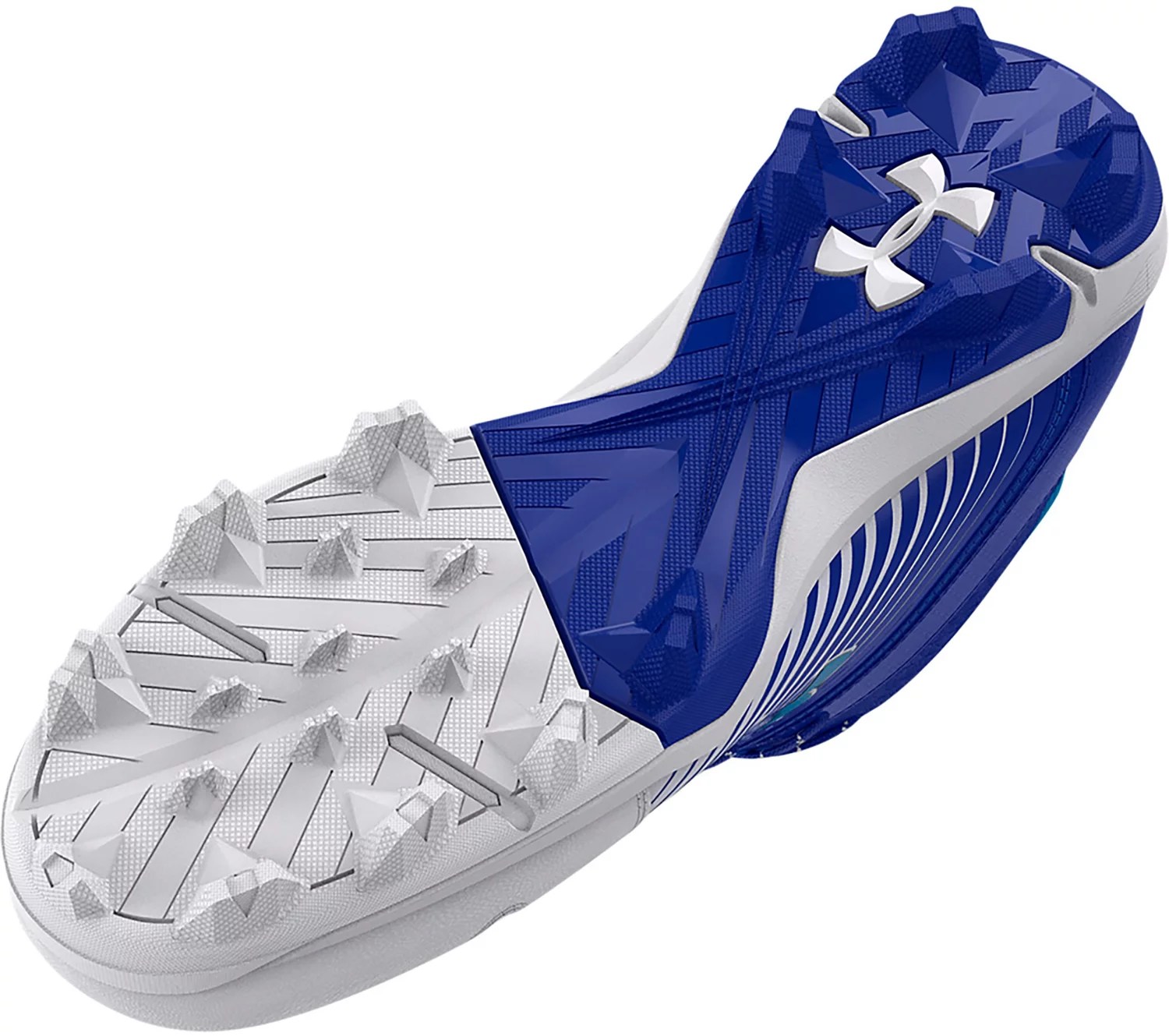 Under Armour Adults' Leadoff Mid Rubber Molded Baseball Cleats Academy