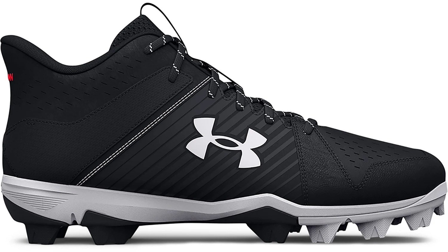 Under Armour Adults' Leadoff Mid Rubber Molded Baseball Cleats Academy