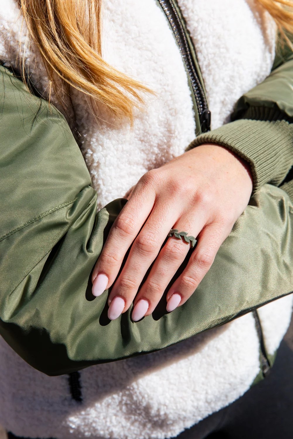 QALO Women's Sage Vine Ring Free Shipping at Academy