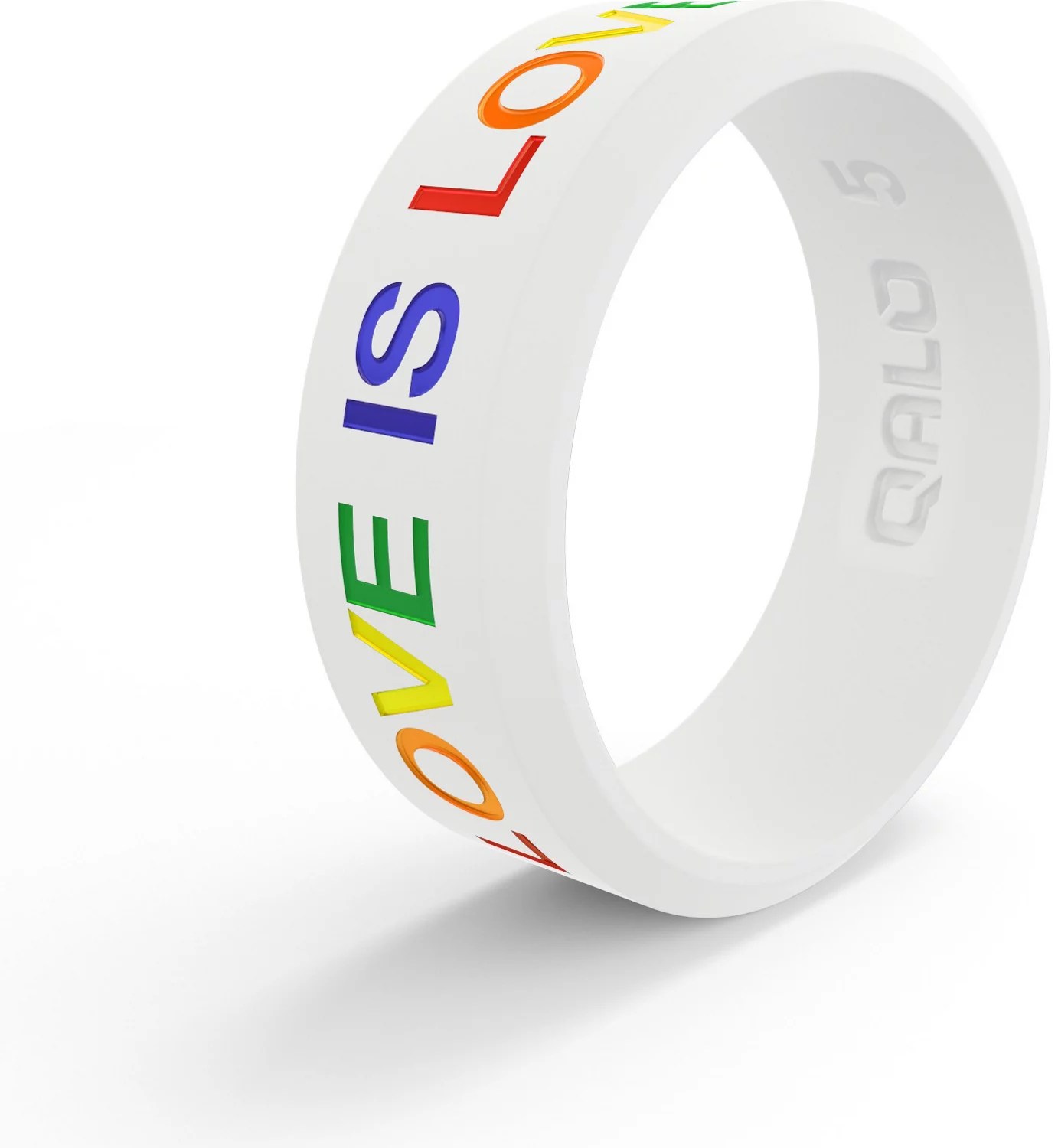 QALO Unisex Love Is Love Ring Free Shipping at Academy