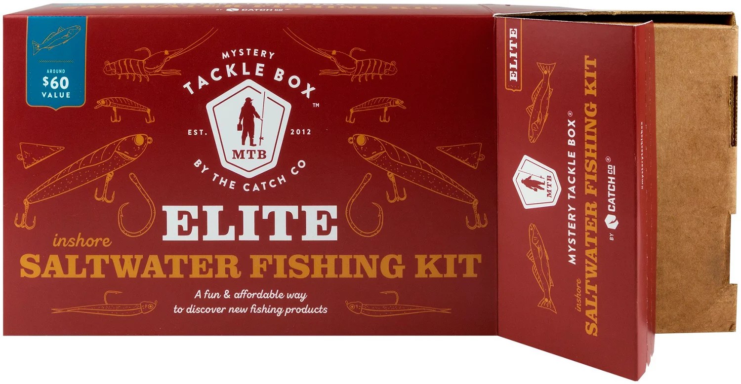 Mystery Tackle Box Elite Saltwater Fishing Kit Academy