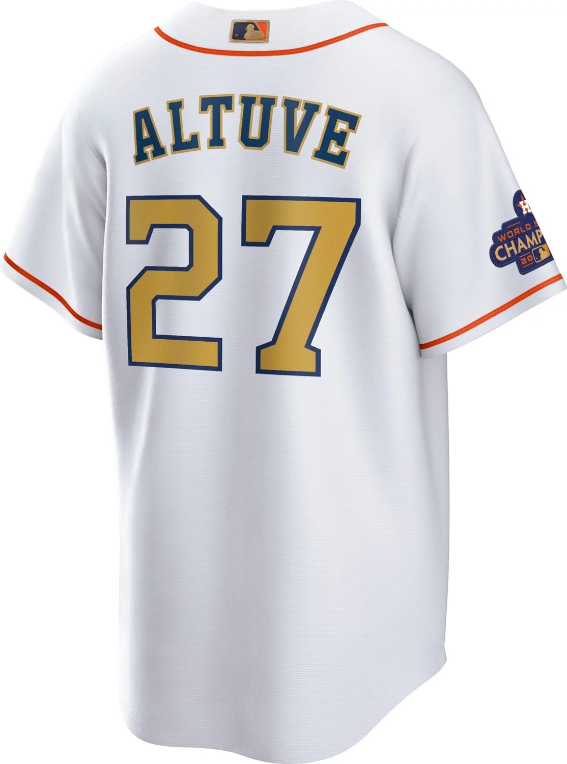 Nike Jose Altuve /Gold Houston Astros 2023 Gold Collection Replica