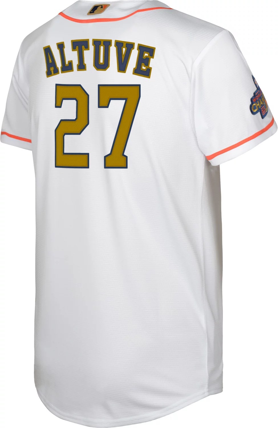 Nike Youth Houston Astros Gold Jose Altuve Replica Jersey Academy
