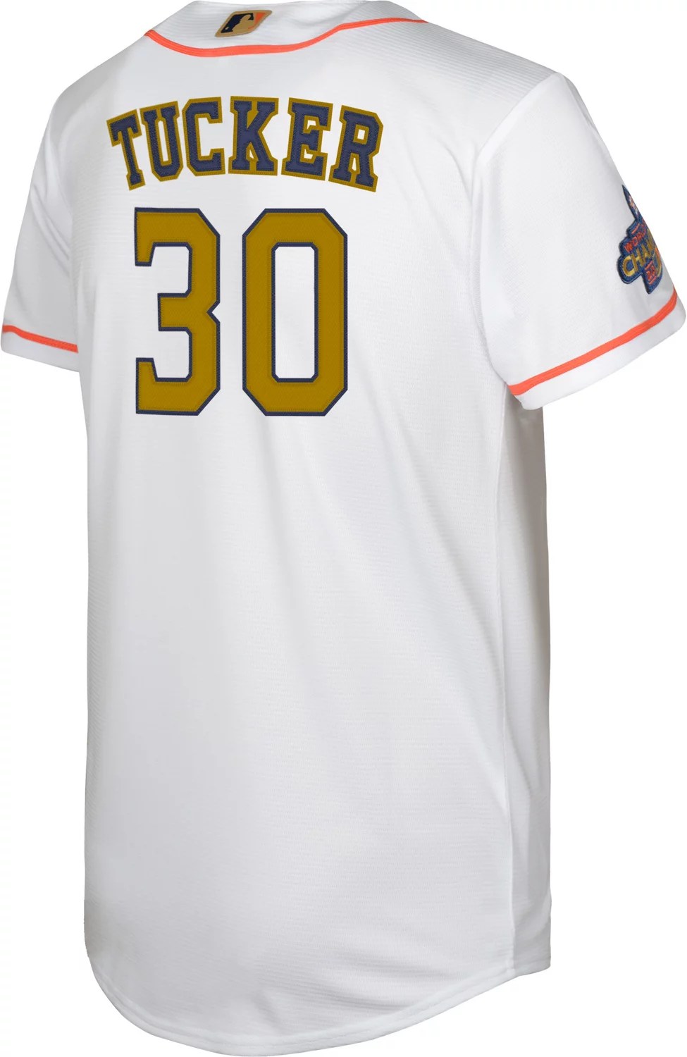 Nike Youth Houston Astros Gold Kyle Tucker Replica Jersey Academy