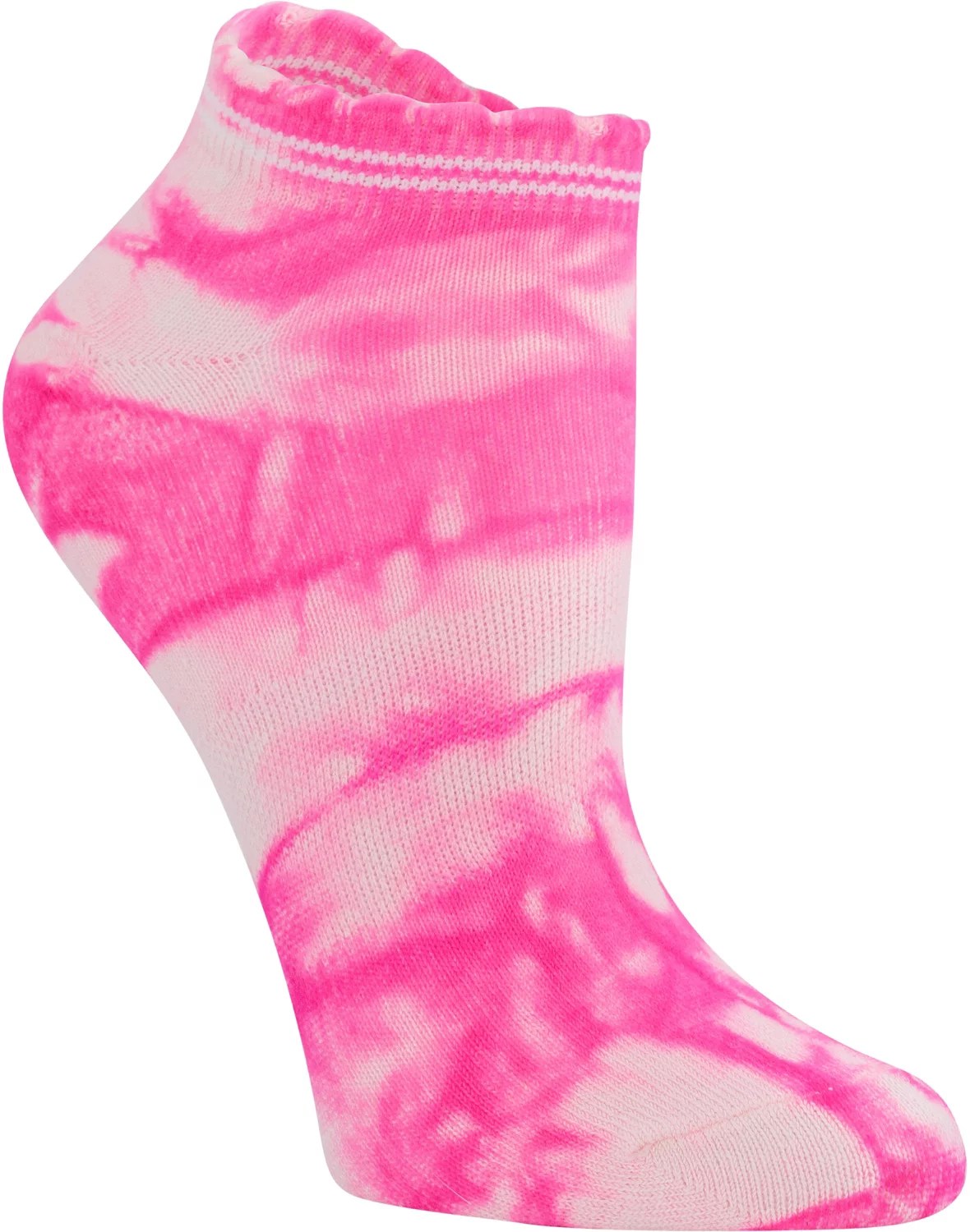 BCG Girls' Tie Dye Quarter Socks 6Pack Academy