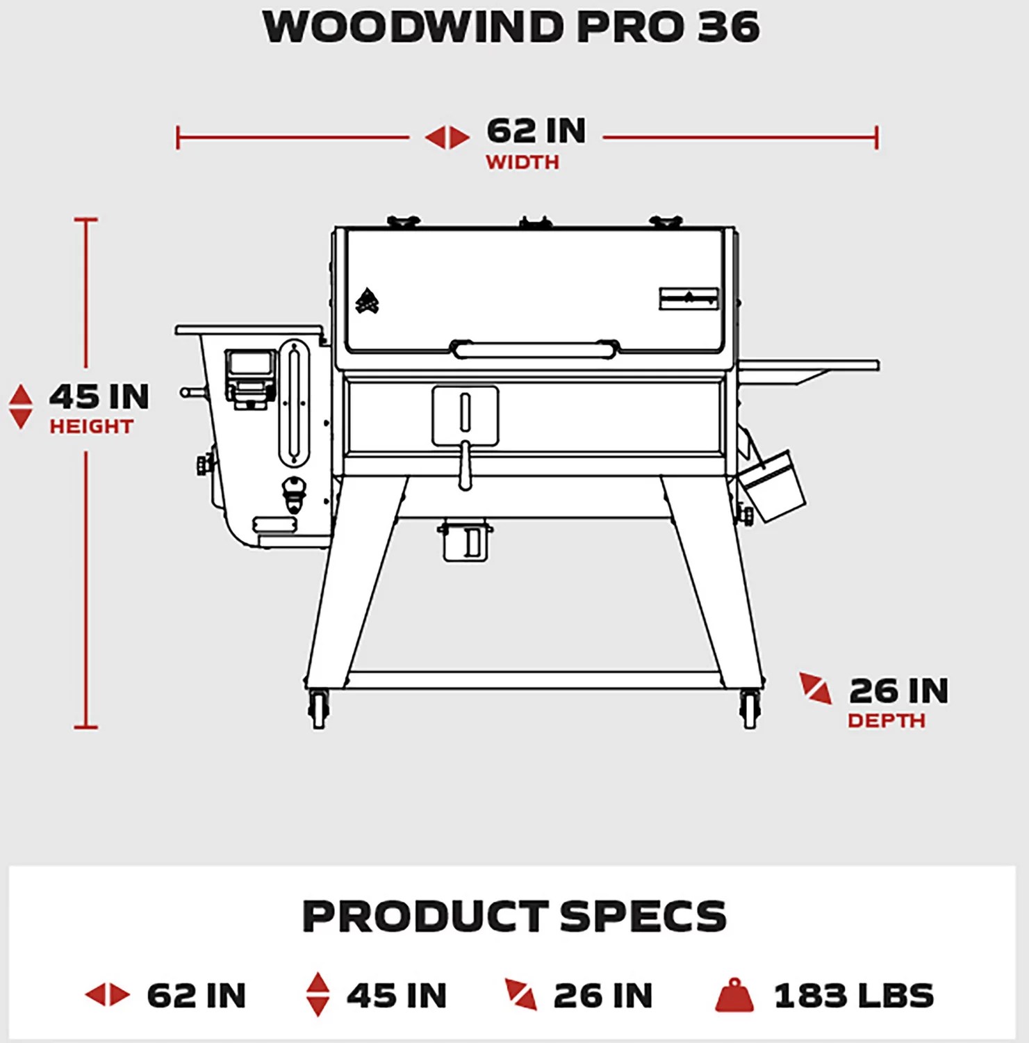 Camp Chef Woodwind PRO 36 WiFi Pellet Grill Smoker Academy