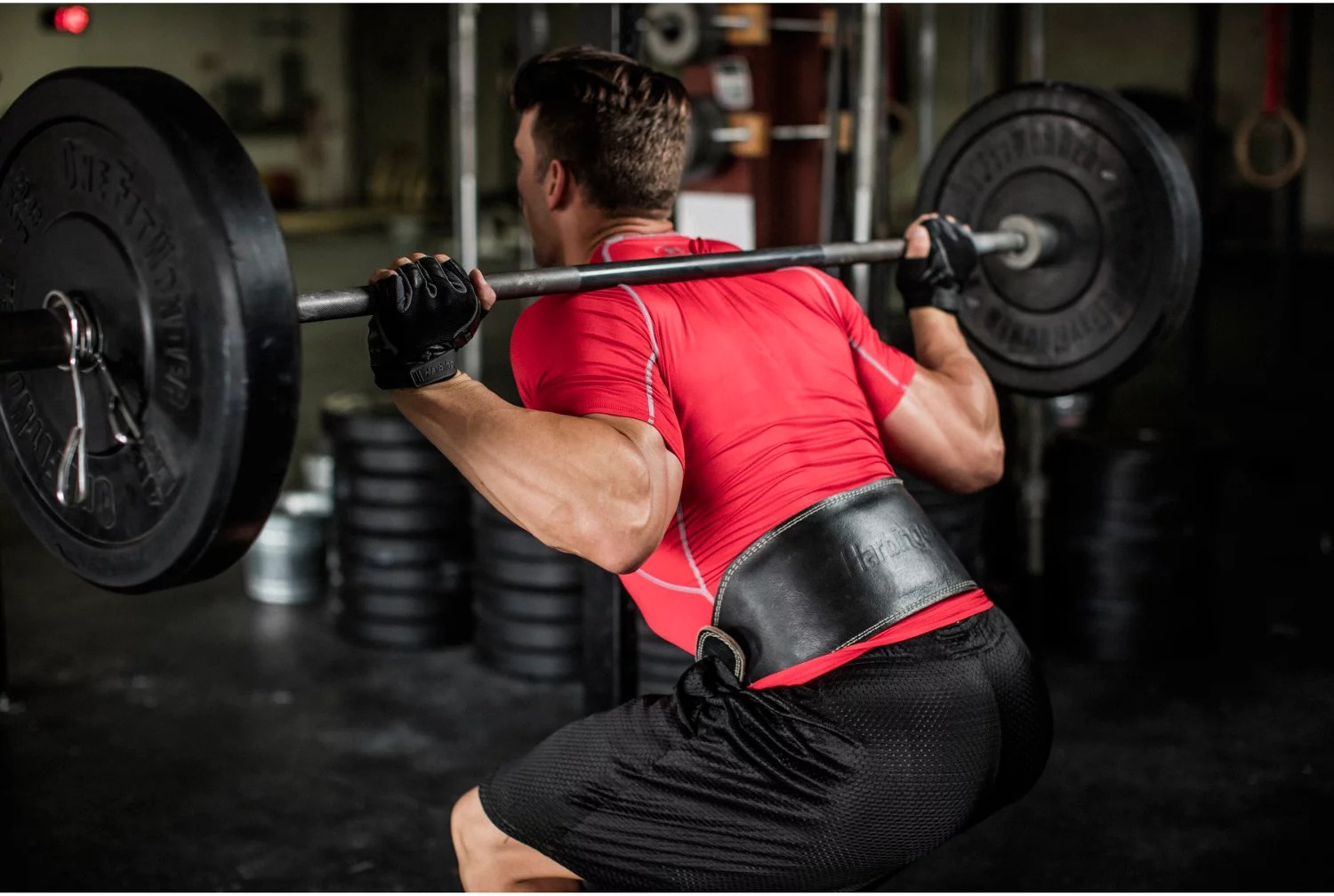 Harbinger 6" Padded Leather Weight Lifting Belt Academy