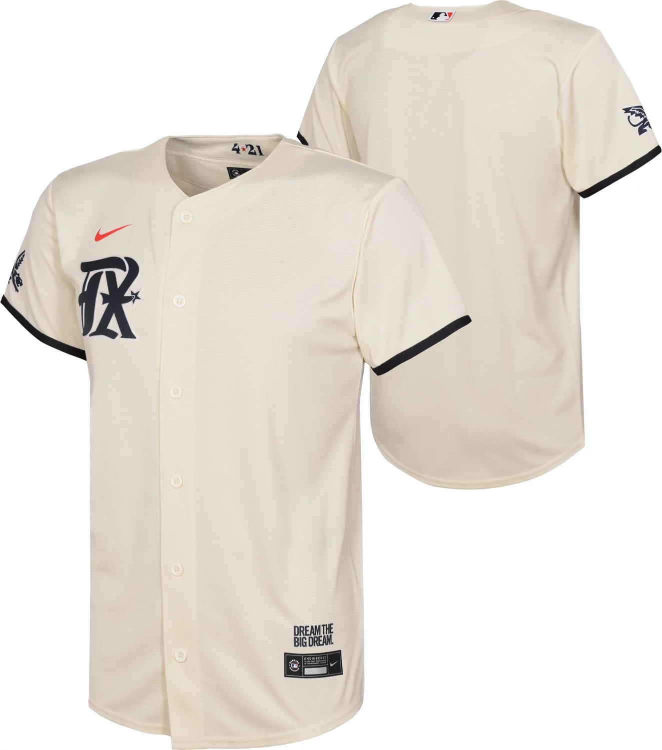 Nike Boys' Texas Rangers 2023 City Connect Replica Jersey Academy
